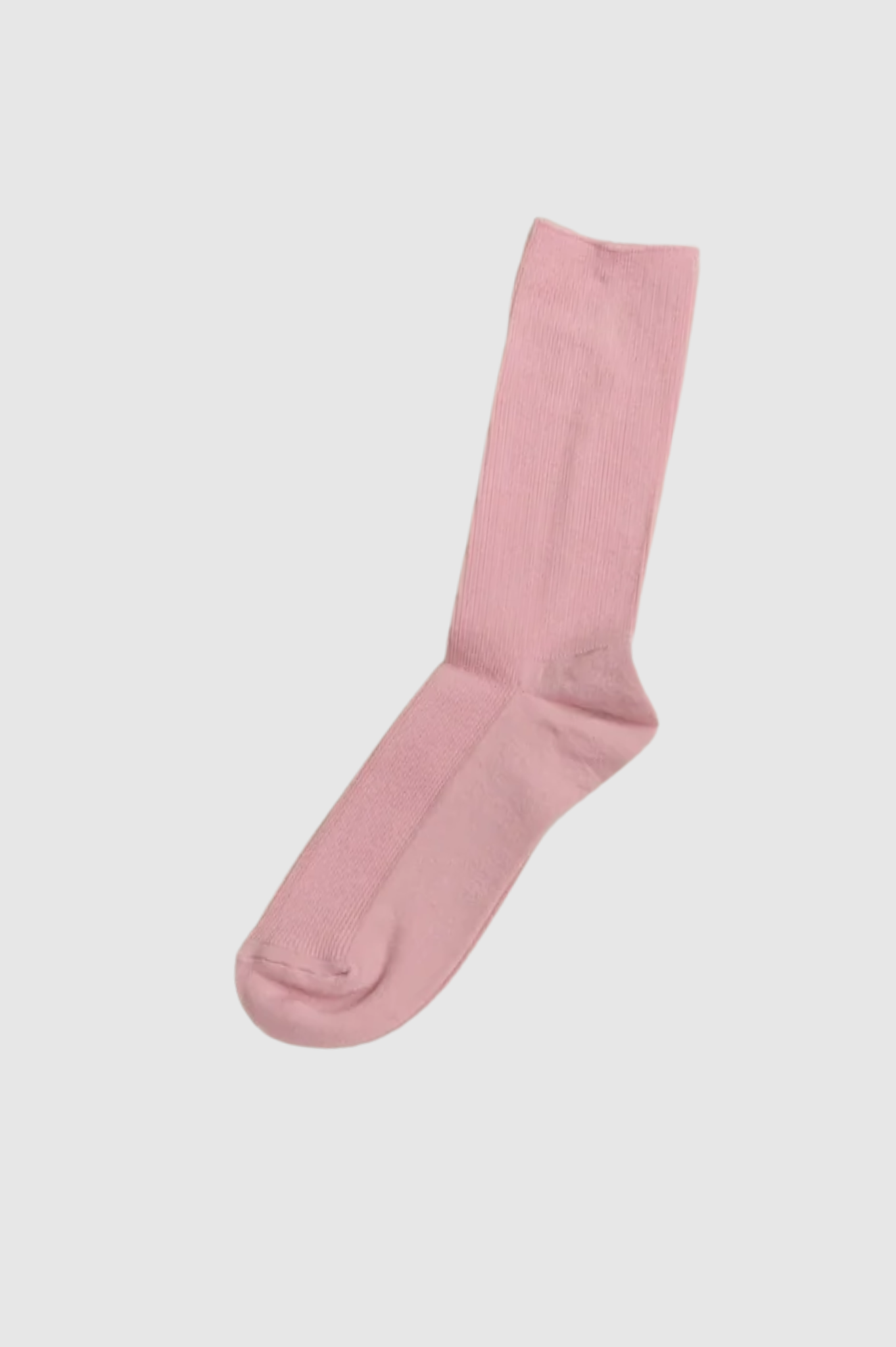 Common Garden - Fine Ribbed Cotton Socks - Blush
