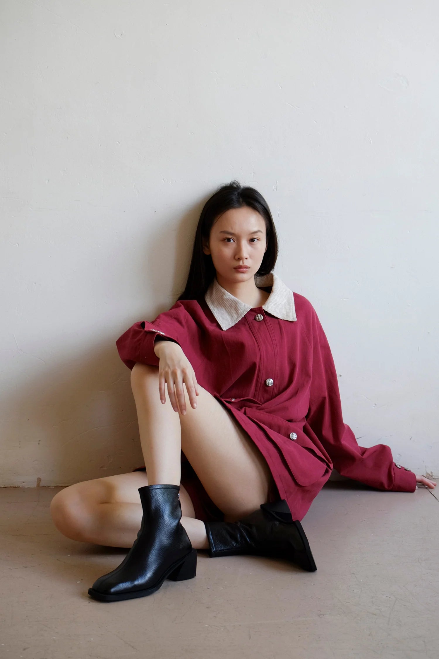 Commonplace Essentials - Brooklyn Square Toe Boot - Black