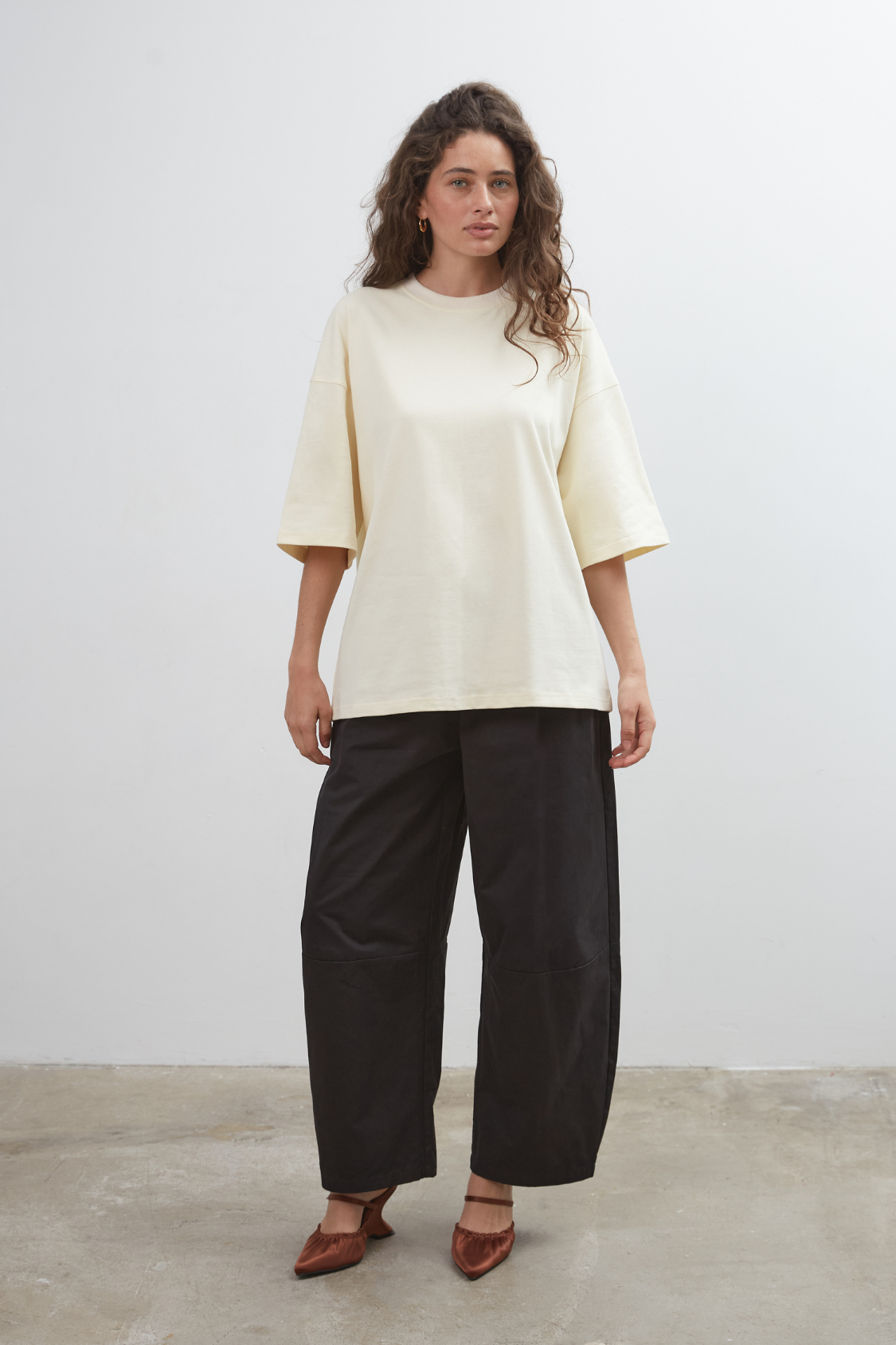 Commonplace - Chroma 3/4 Sleeve T-Shirt - Butter