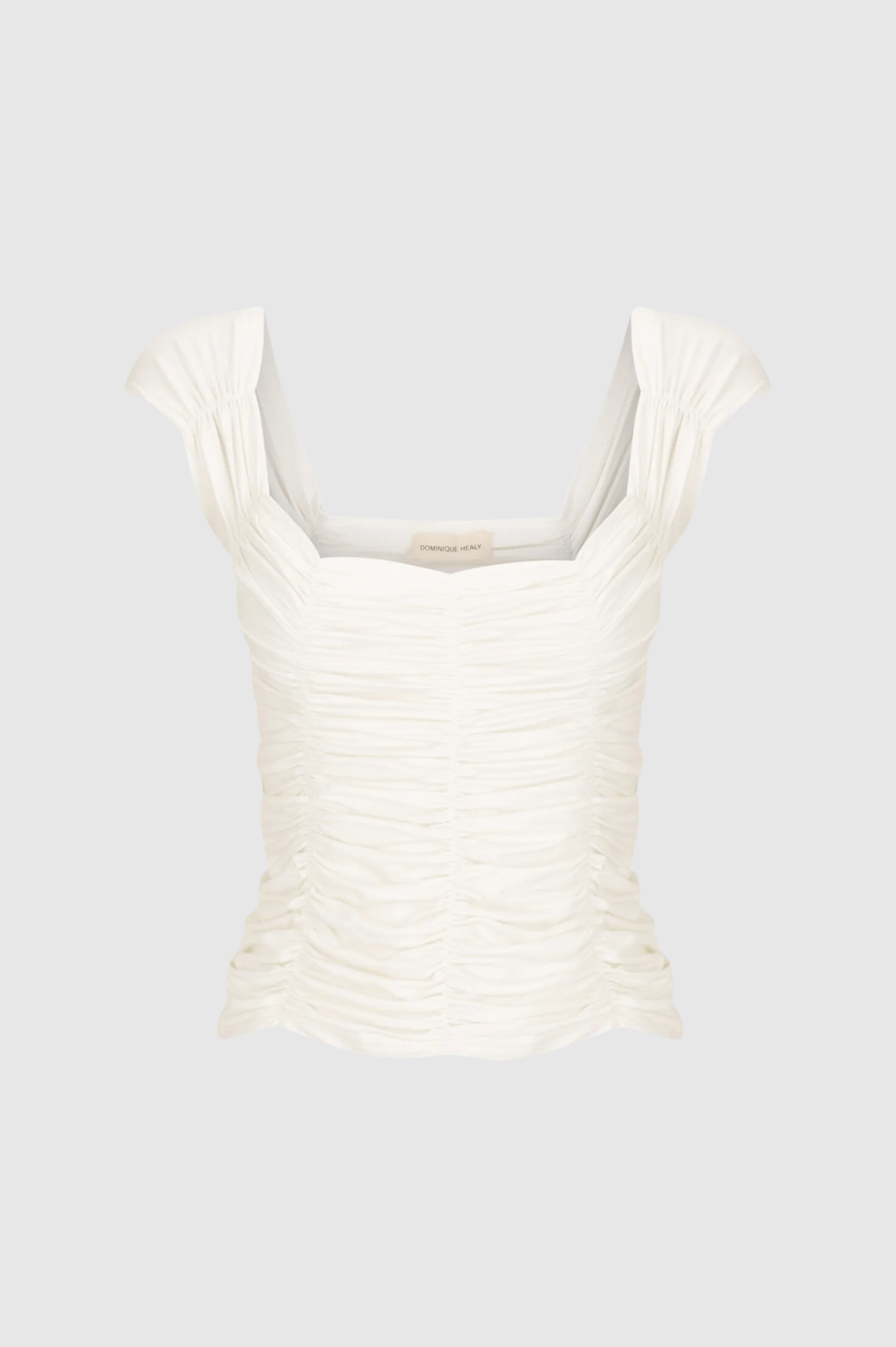 Dominique Healy - Jolene Tee - White