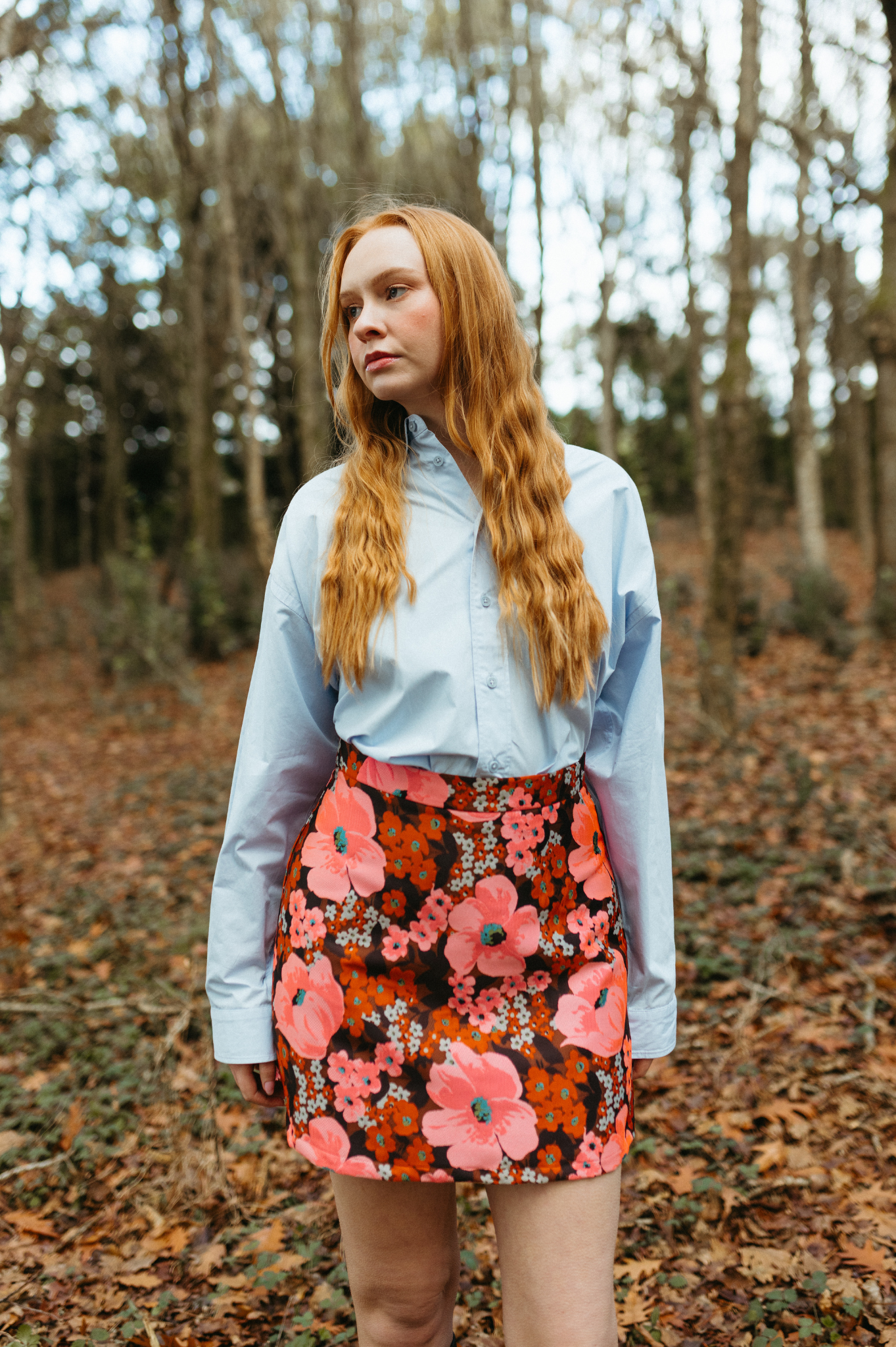 Annie - Twiggy Skirt - Floral