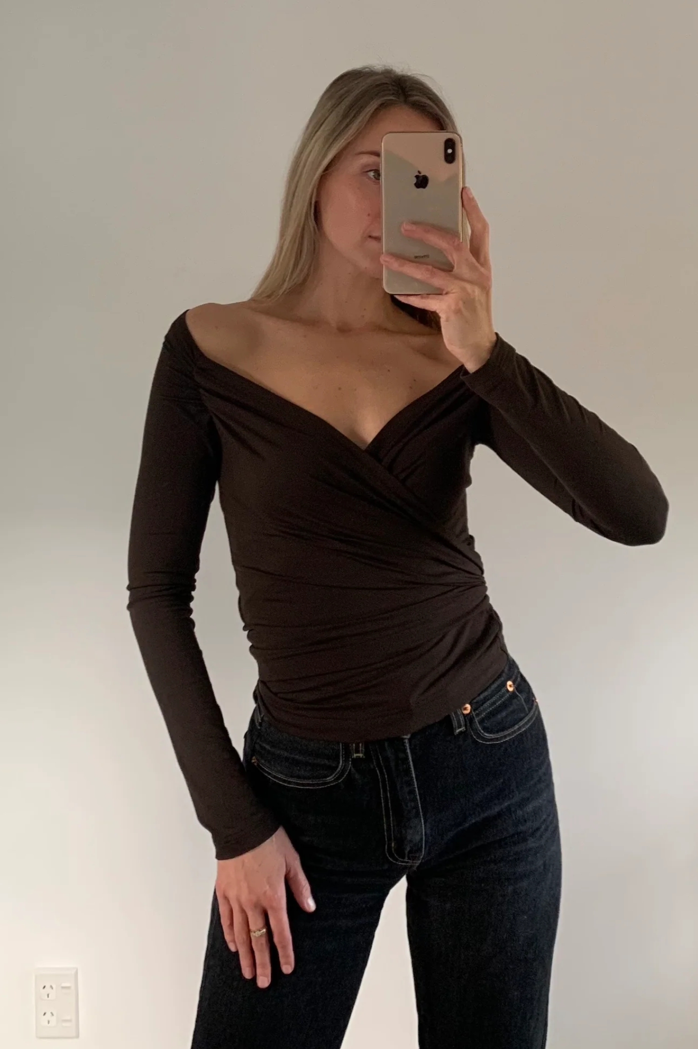 Dominique Healy - Mae Wrap - Chocolate