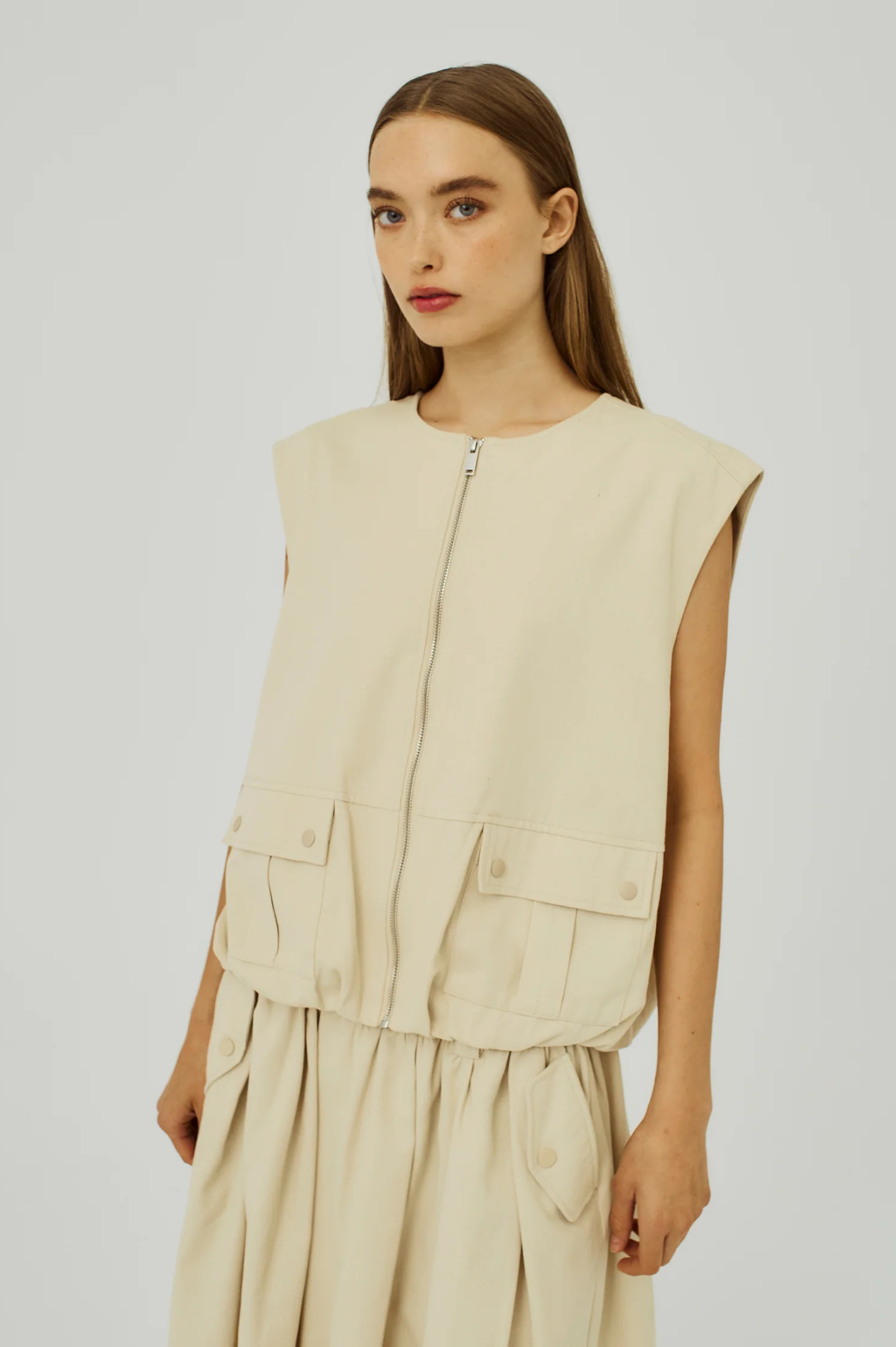 Norr - Camis Waistcoat - Ivory