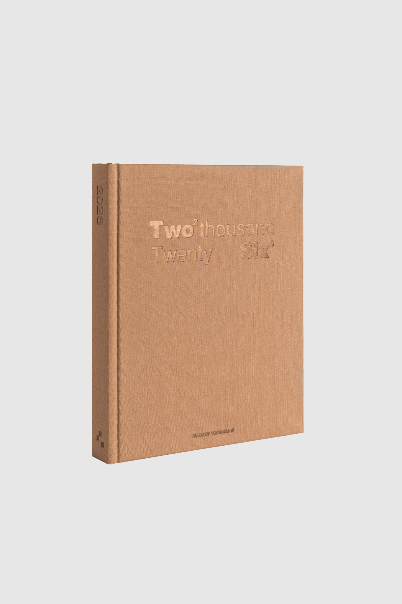 Made of Tomorrow - 2026 Grand Daily Diary - Classic - Toffee