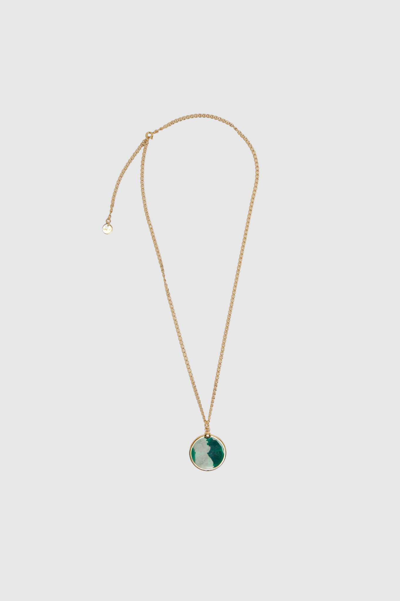 A.P.C - Fortuna Necklace - Green