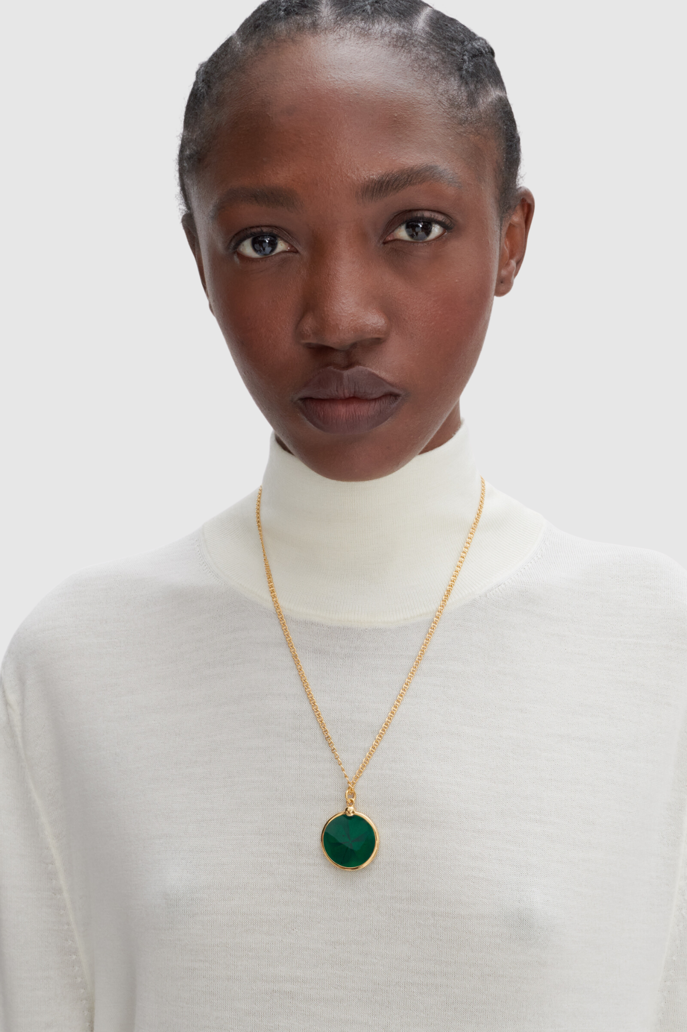 A.P.C - Fortuna Necklace - Green