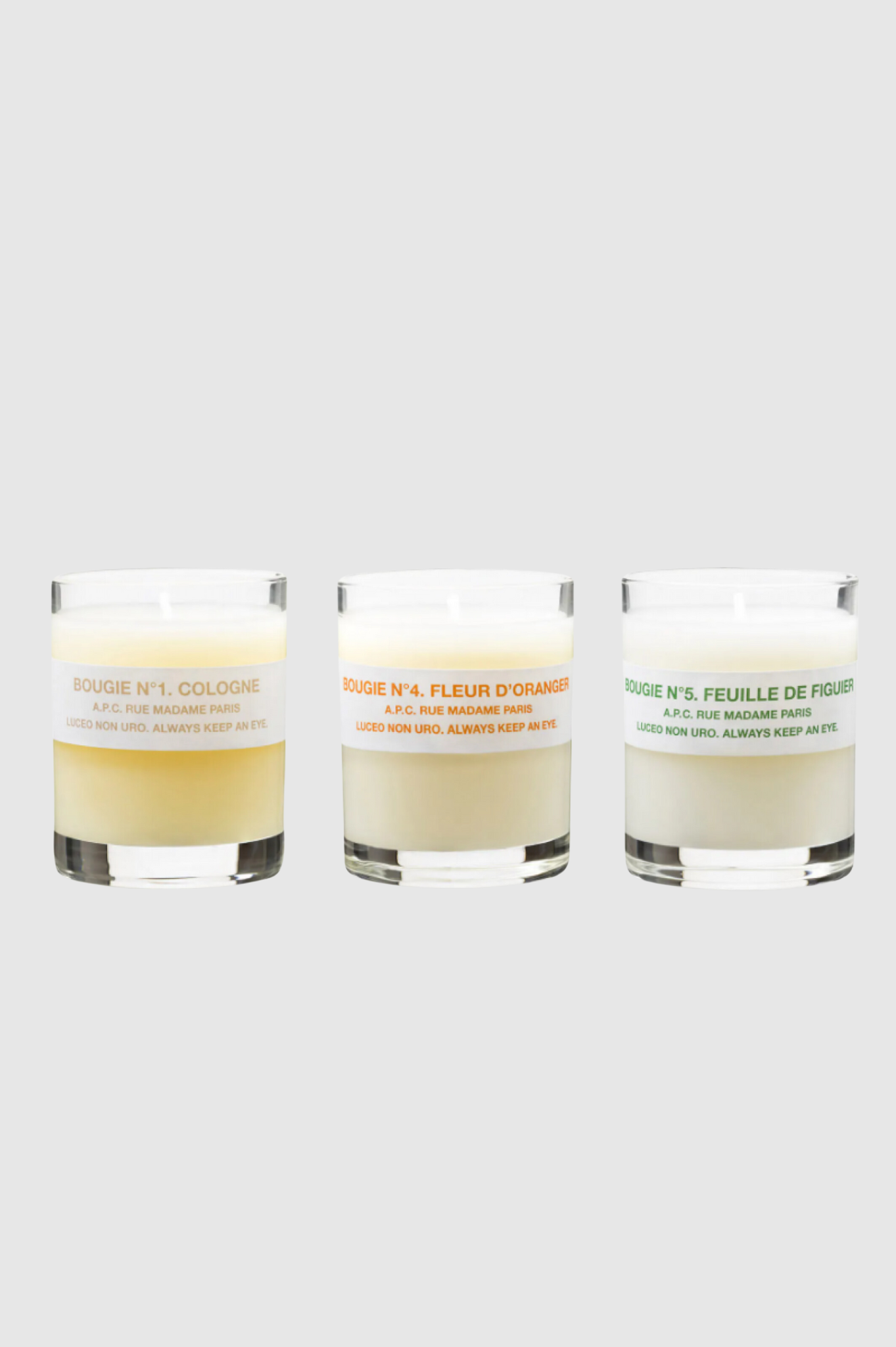 A.P.C - Bougie Candle Set of 3