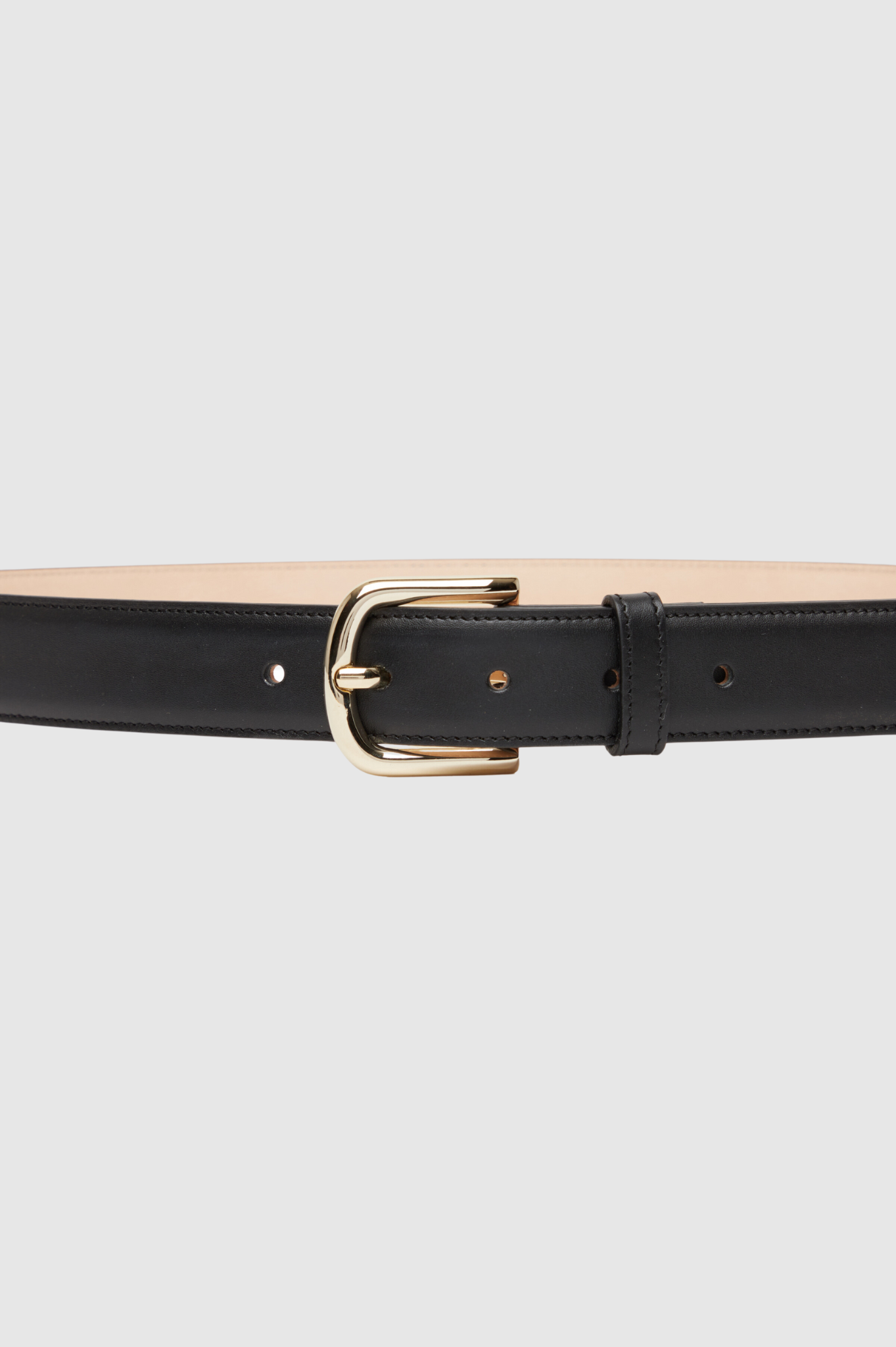 A.P.C - Ceinture Rose Belt - Gold & Black