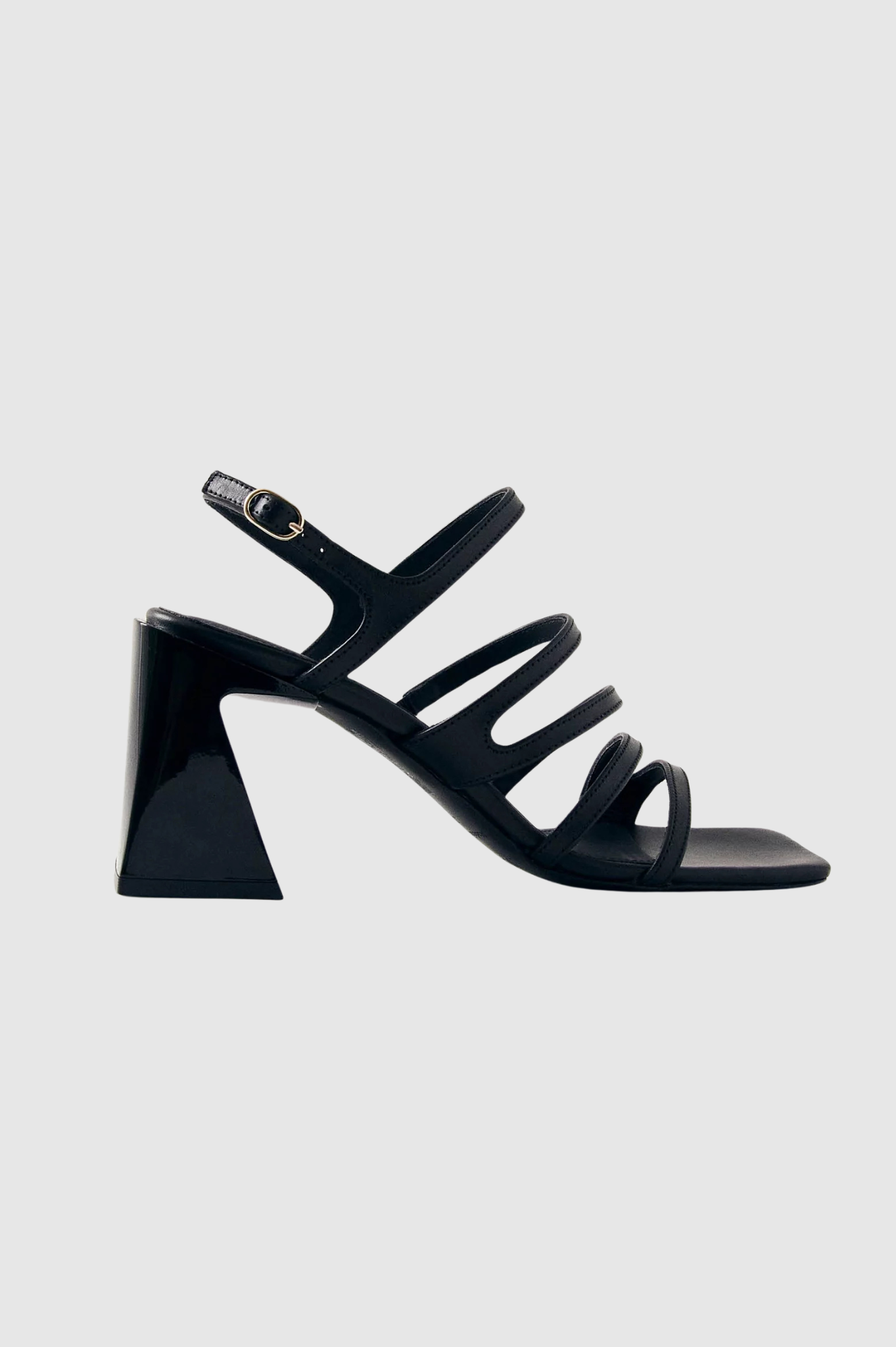 Alohas - Aubrey Leather Sandals - Black