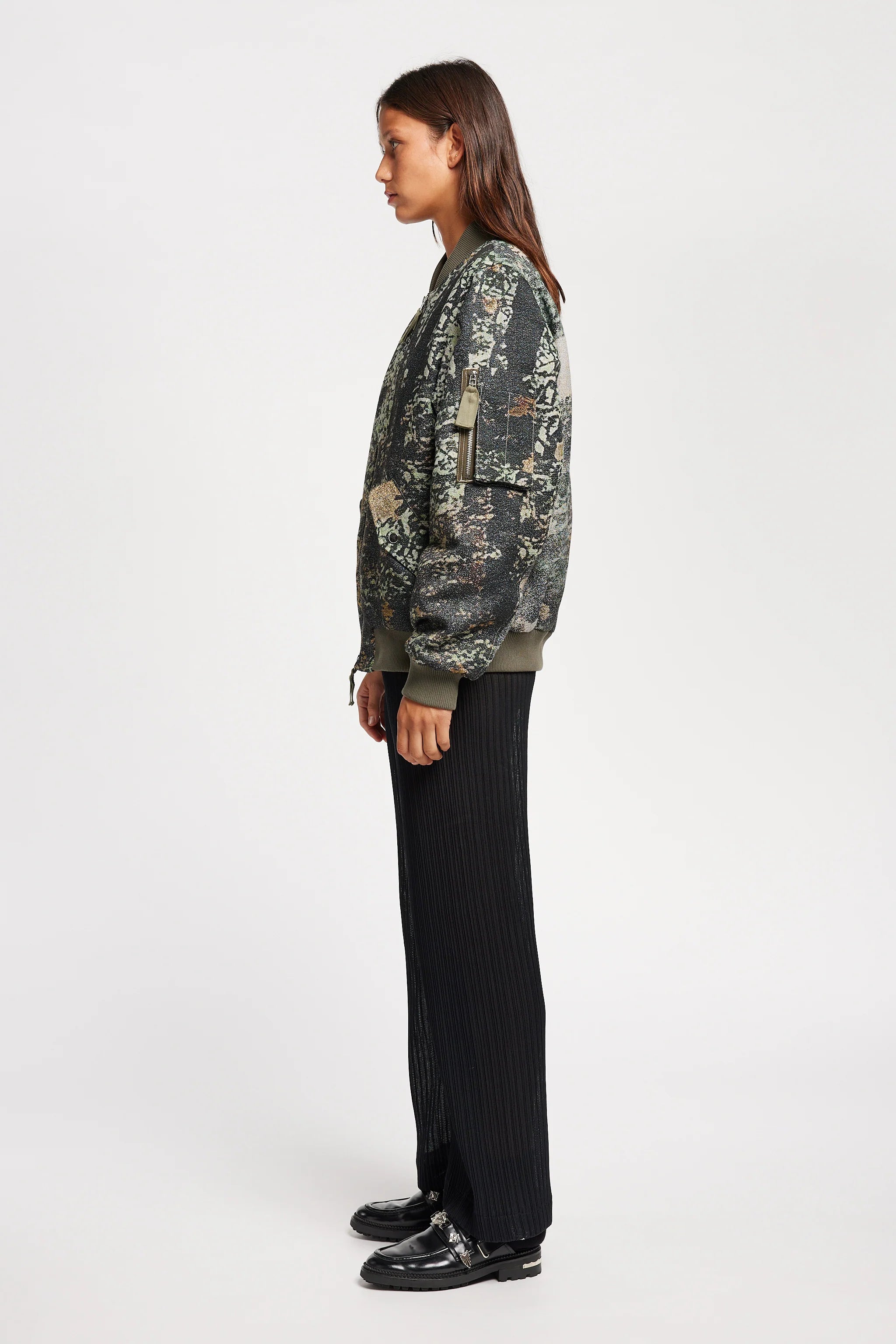 Kloke - Sustain Unisex Bomber - Green Print