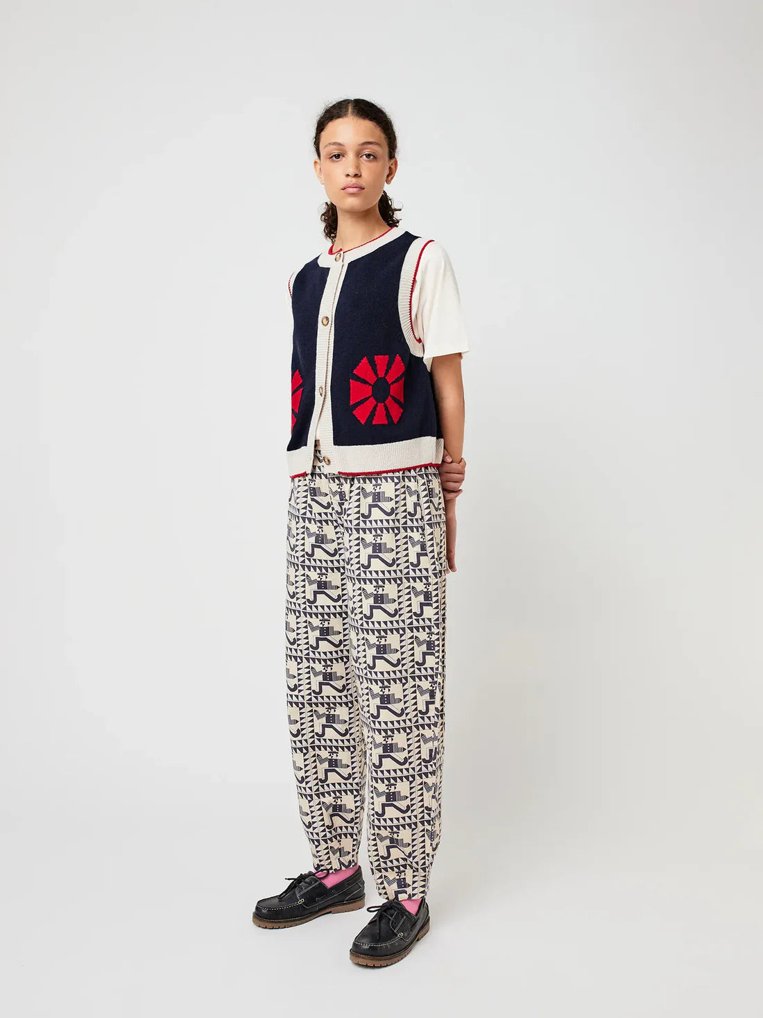 Bobo Choses - Flower knitted vest