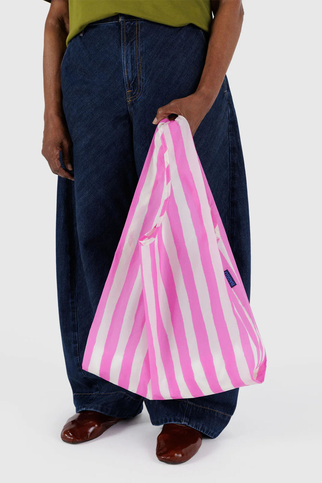 Baggu - Standard Baggu - Pink Painted Stripe