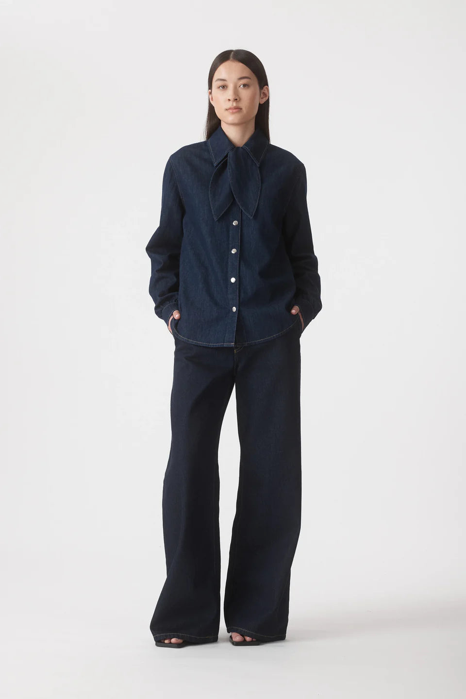 Outland Denim - Monica LS Shirt - Afterdark