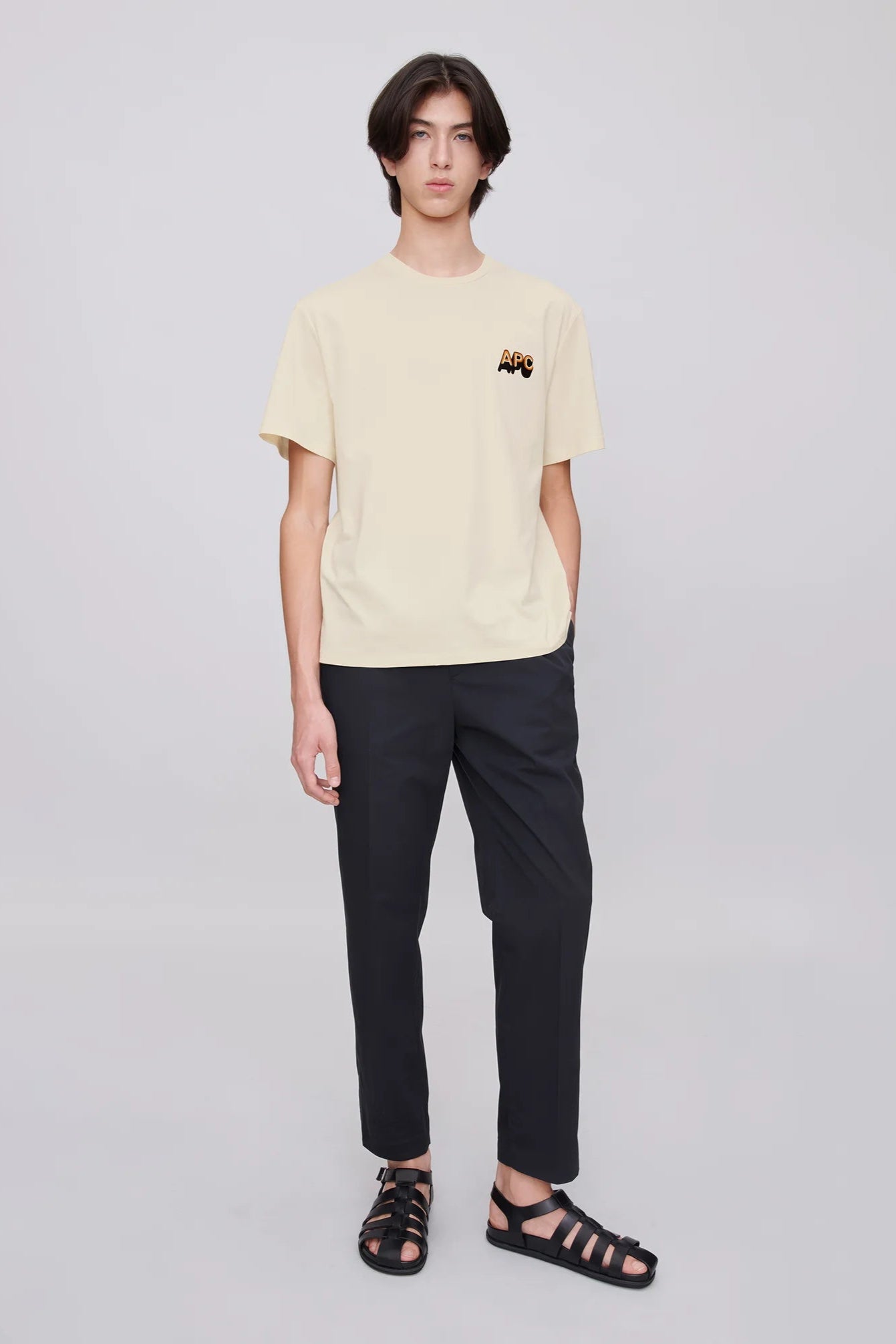 A.P.C - 70's H T-Shirt - Ecru