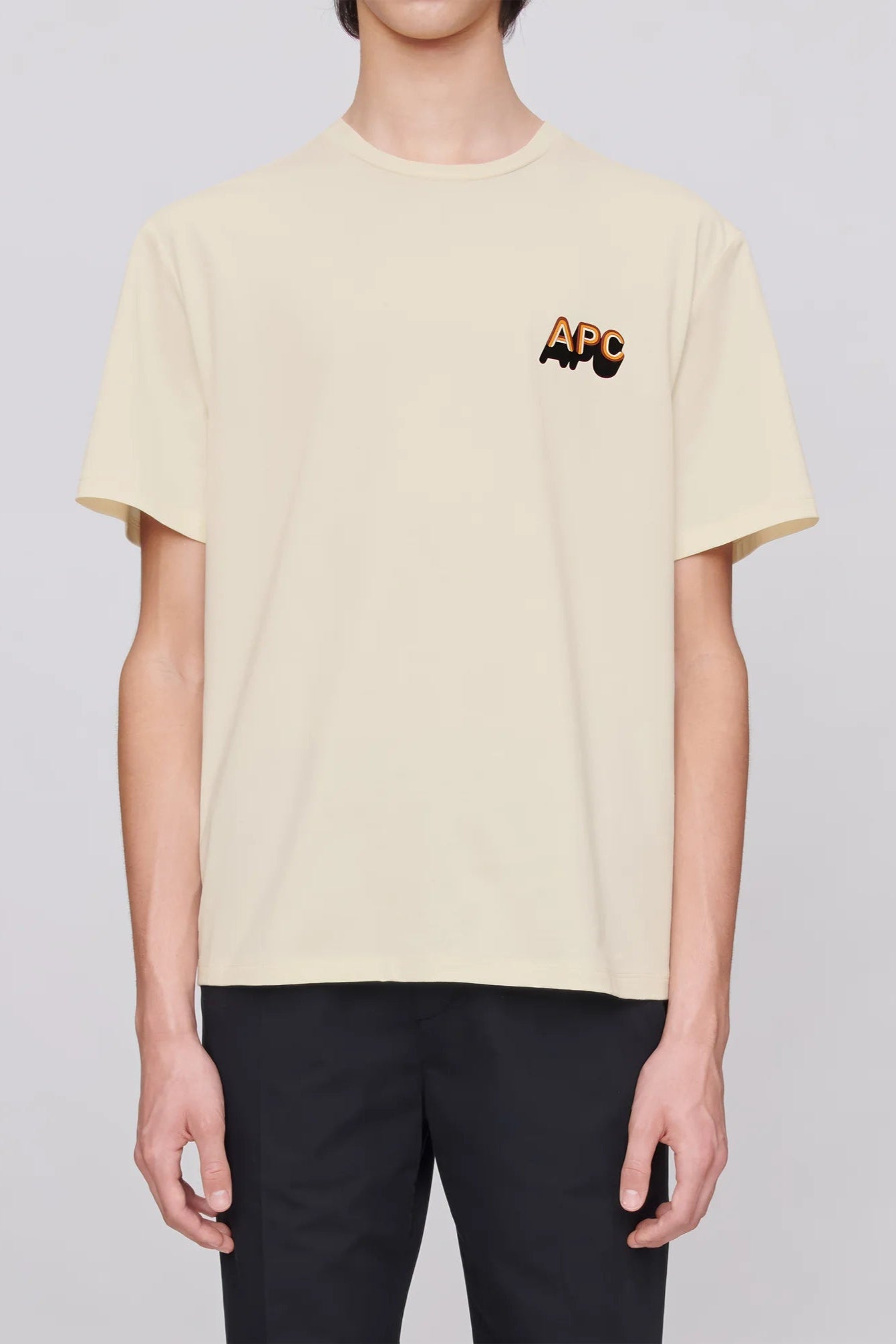 A.P.C - 70's H T-Shirt - Ecru