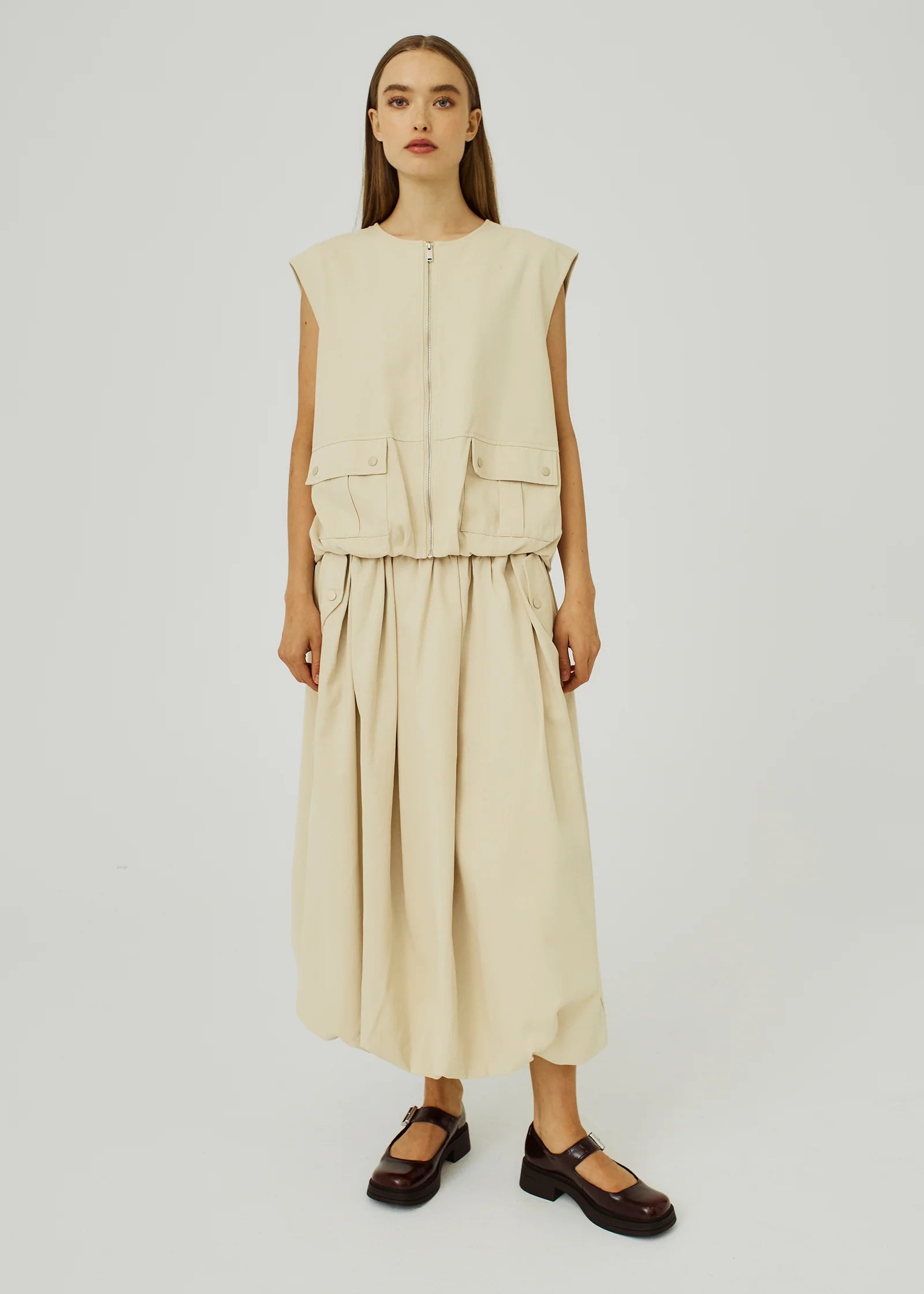 Norr - Camis Waistcoat - Ivory