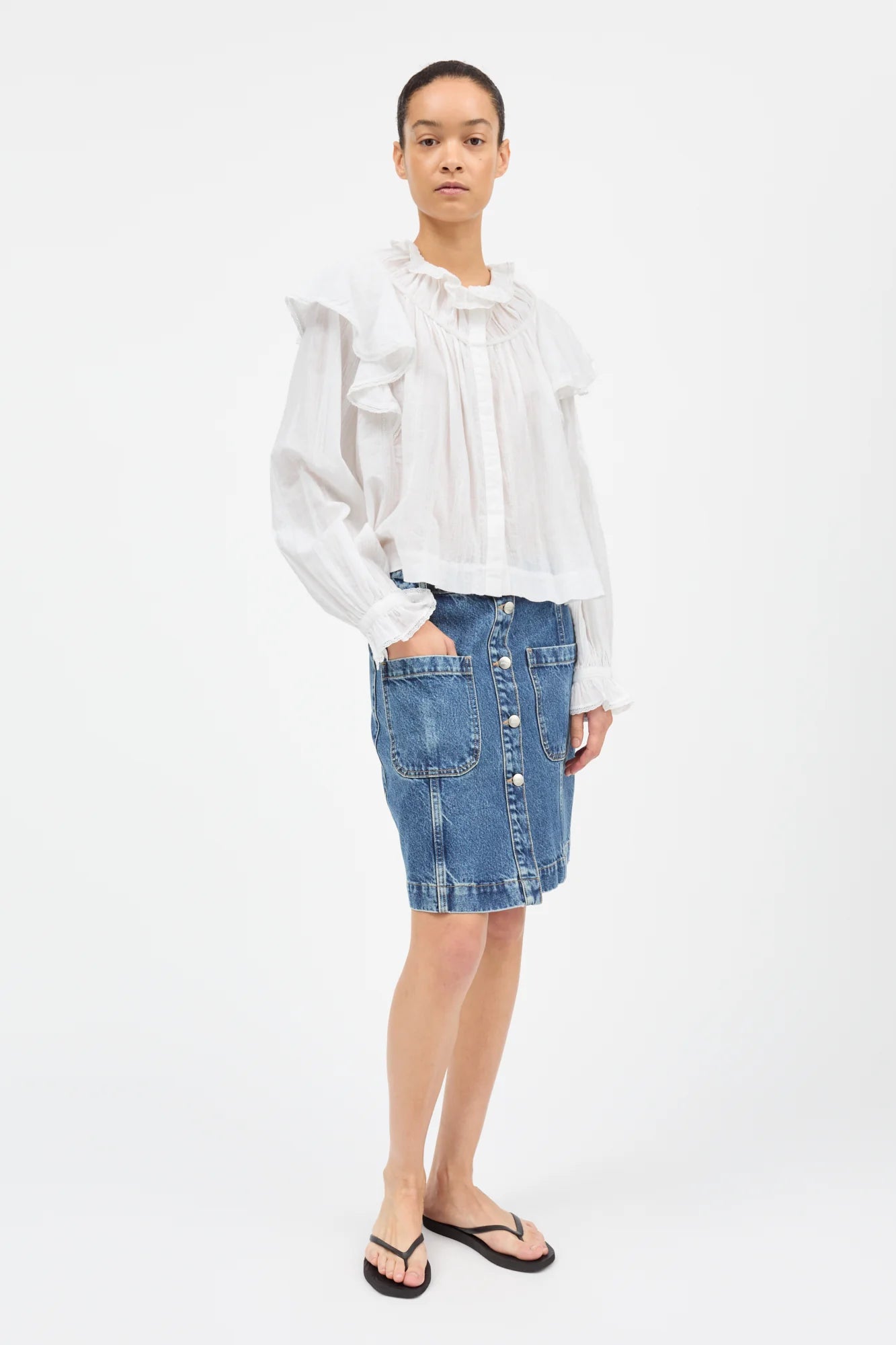 Skall Studio - Clea Shirt - Optic White