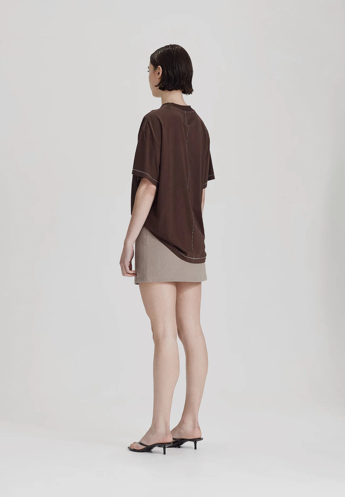 Commoners - Boy Tee - Cocoa w White