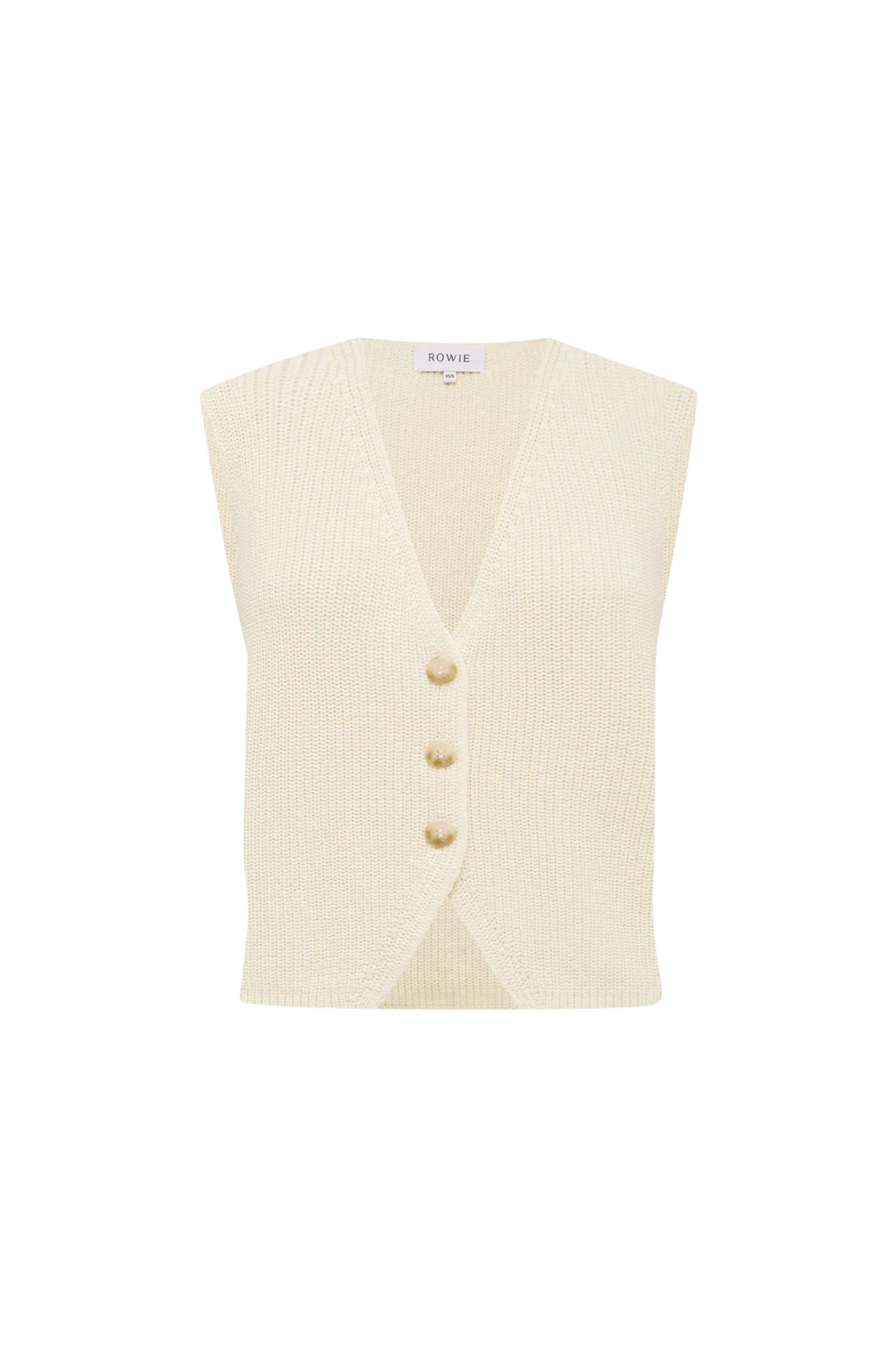 ROWIE - Rio Knit Vest - Bone