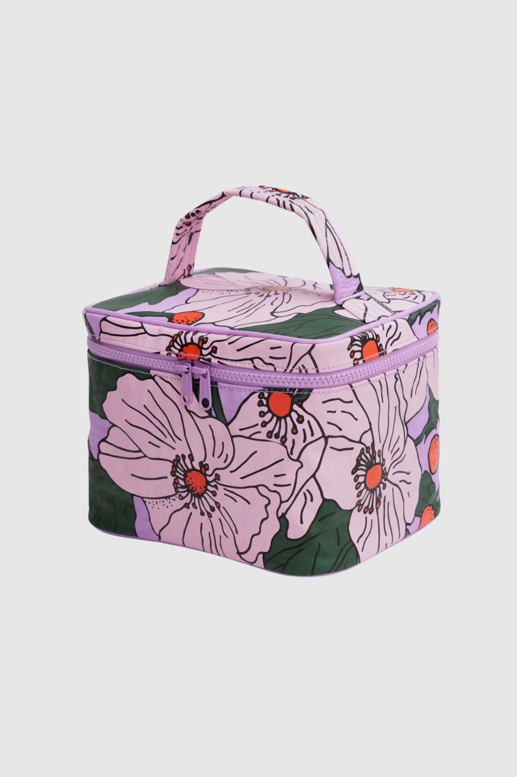 Baggu - Large Cosmetic Case - Pink Poppy