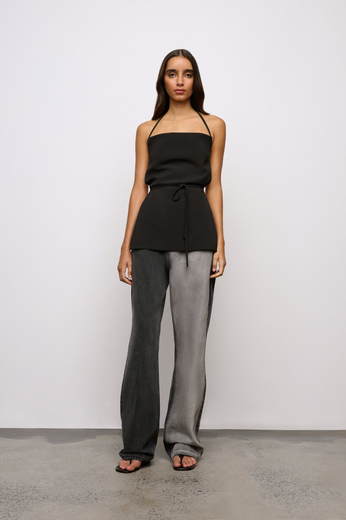 One of Others - Raef Backless Top - Black