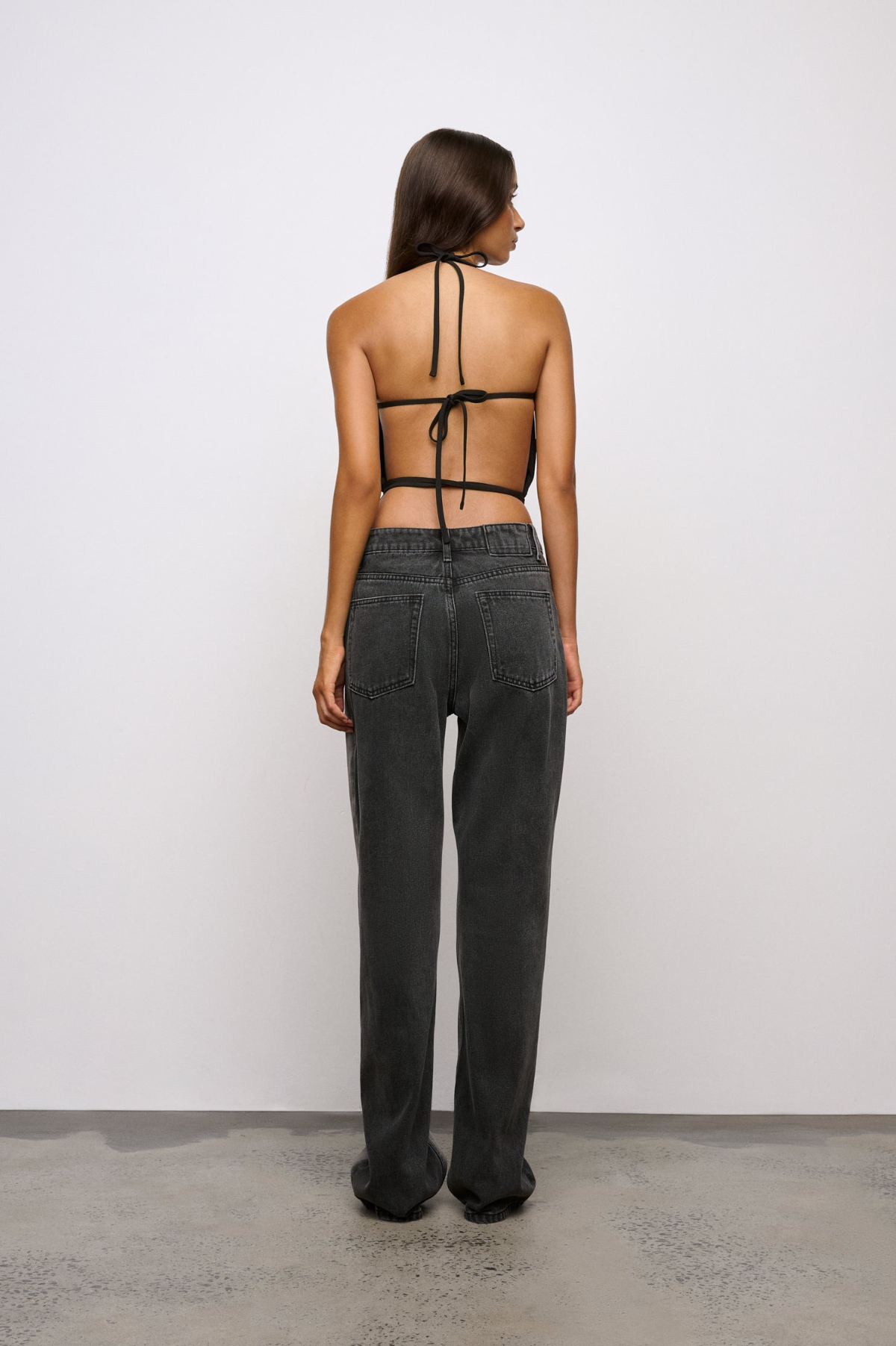 One of Others - Raef Backless Top - Black