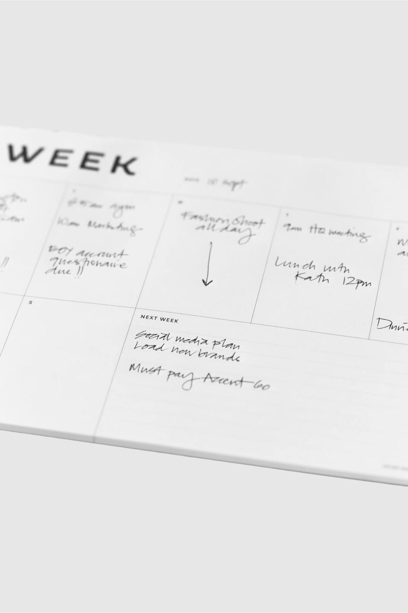 Father Rabbit - A4 Week Planner