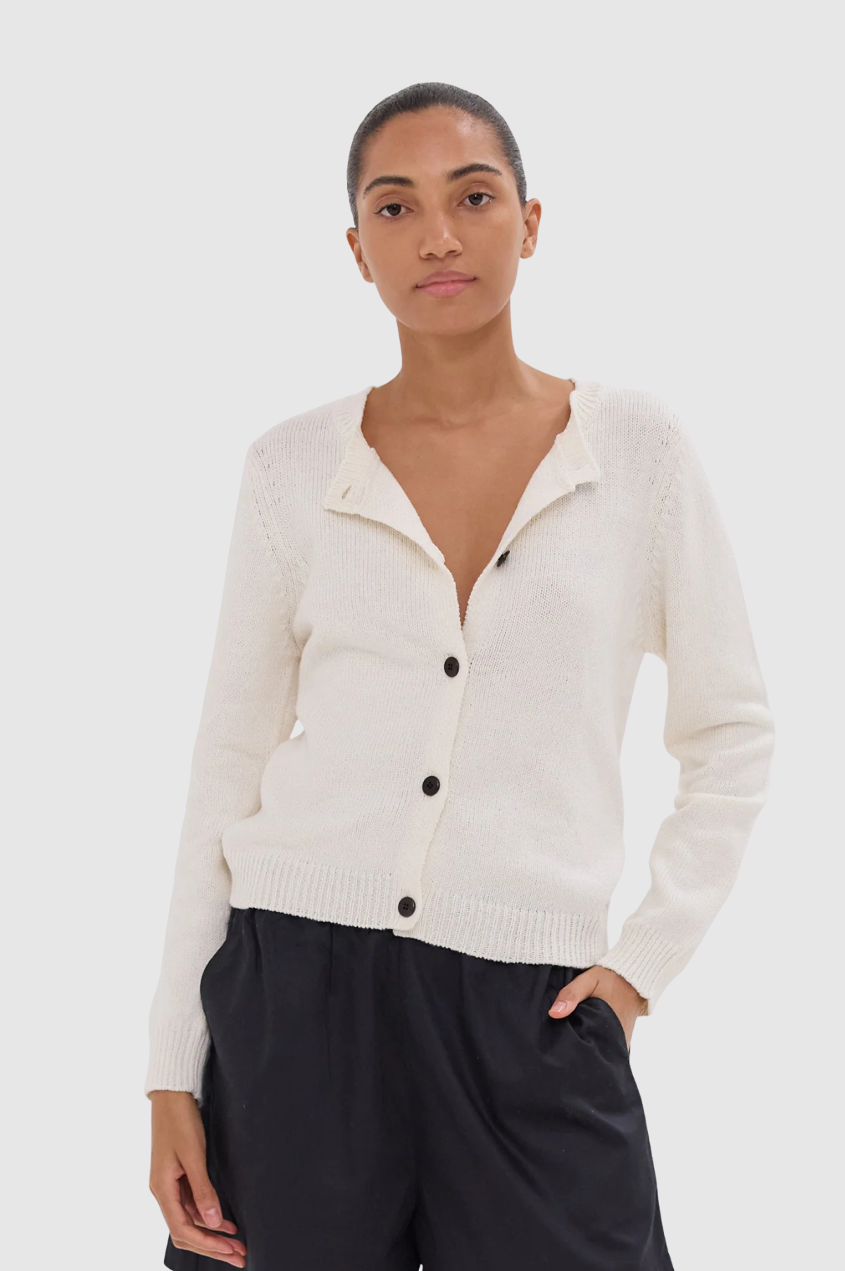 Cloth + Co - The Vintage Cardigan - White