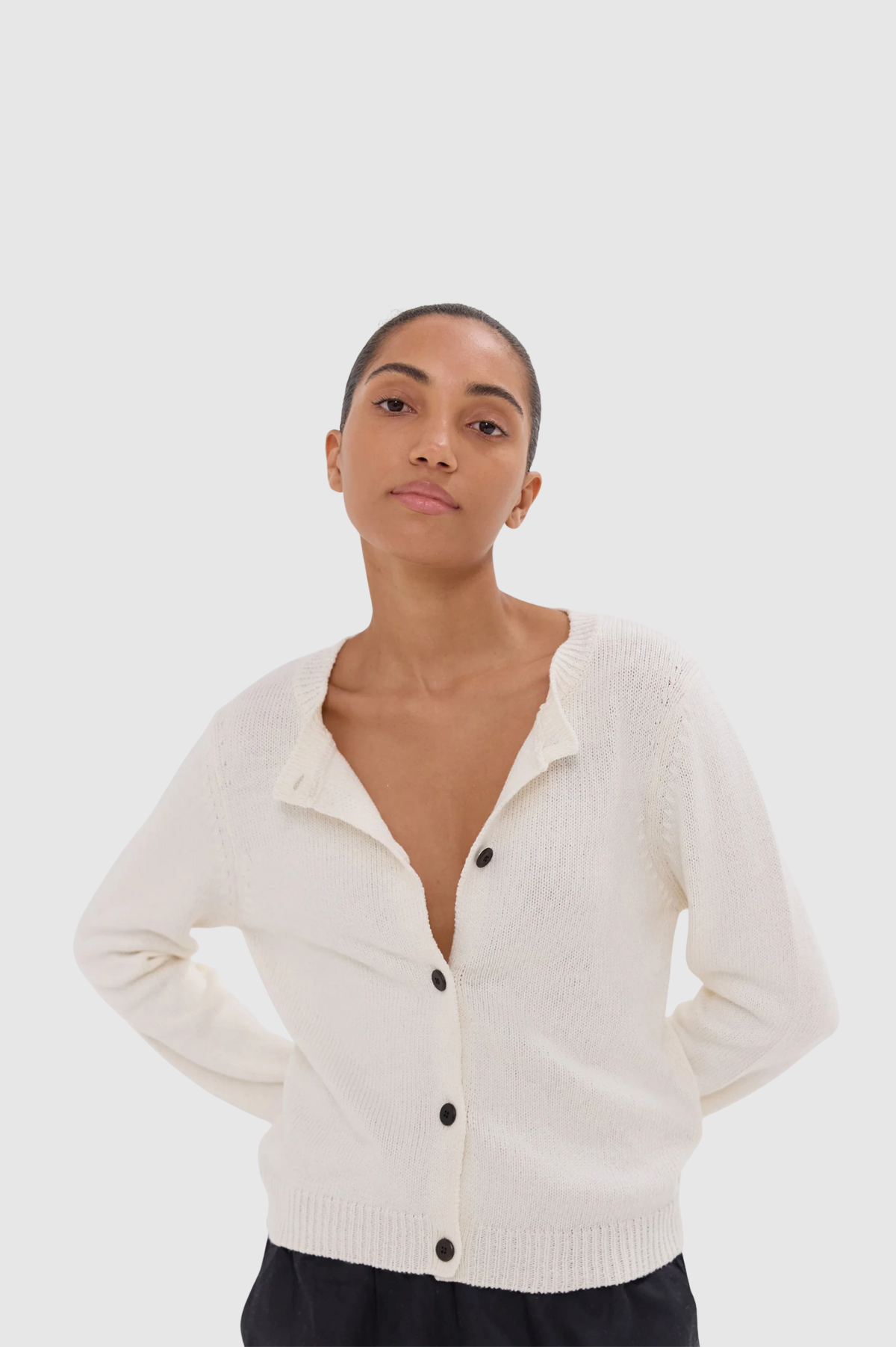 Cloth + Co - The Vintage Cardigan - White