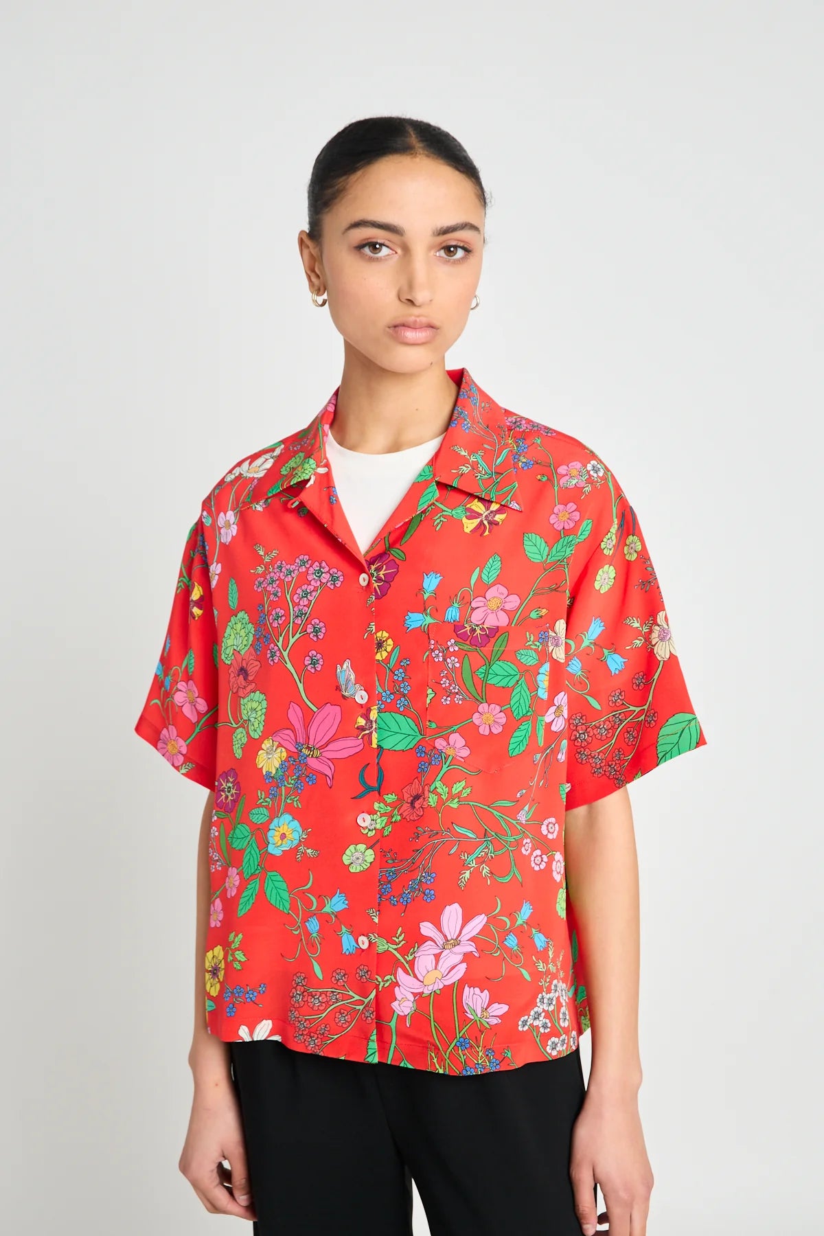Twenty Seven Names - Oasis Shirt - Red Floral