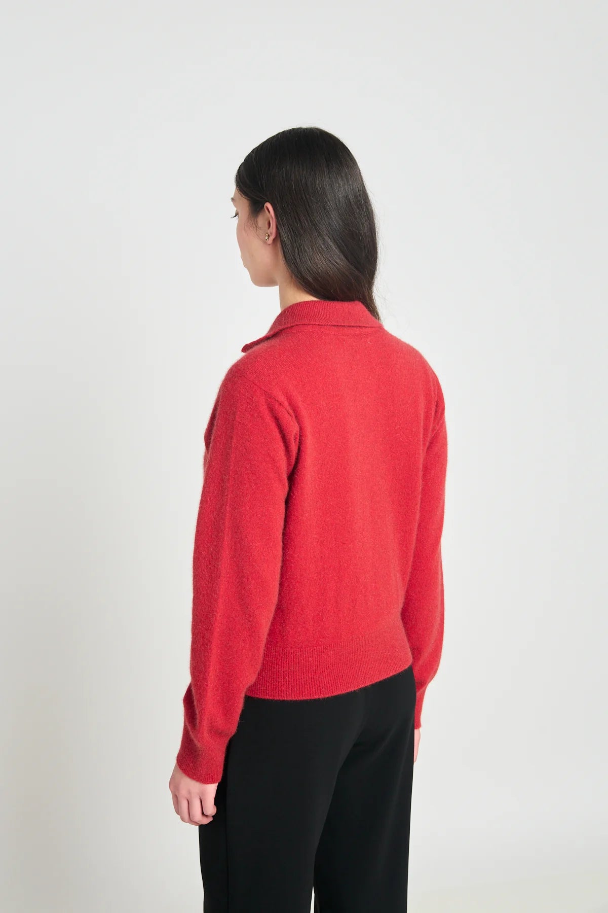 Twenty Seven Names - Eliza long-sleeved polo - Red
