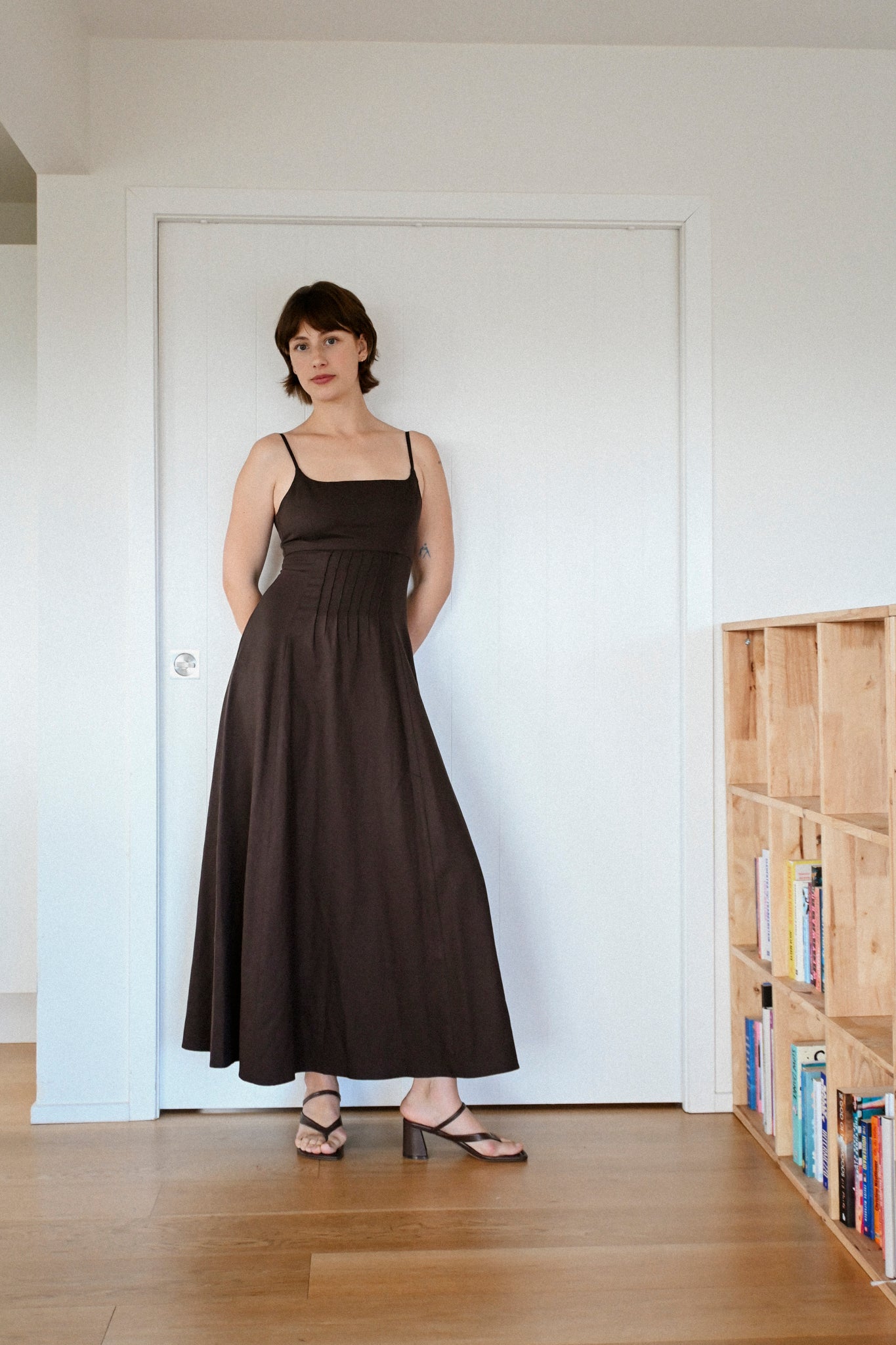 ANNIE - August Dress - Chocolate