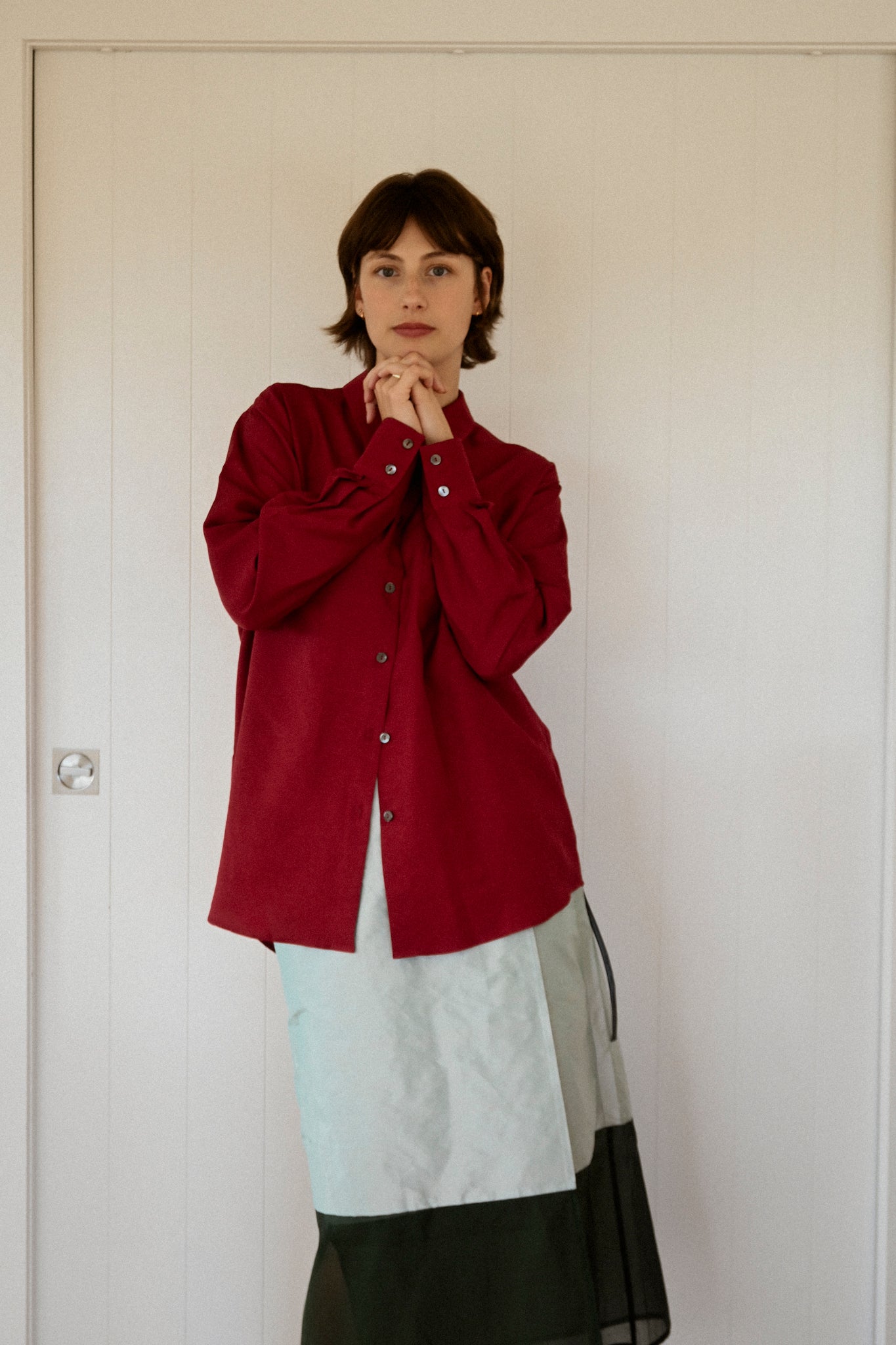 ANNIE - Foundation Shirt - Sangria