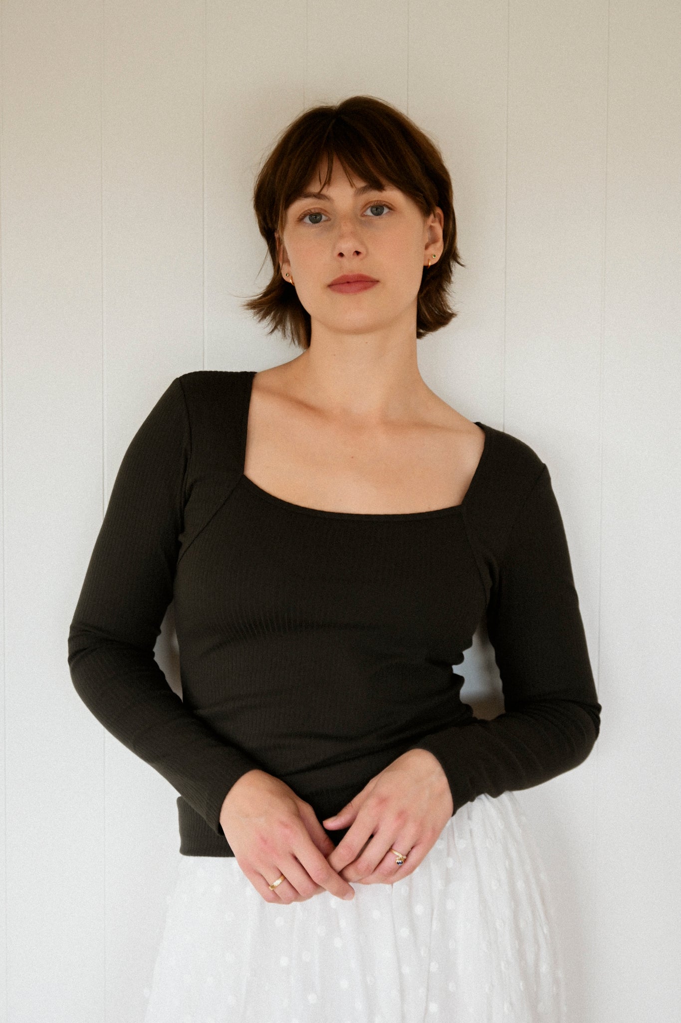 Annie - Juni Long-Sleeve - Dark Forest Green