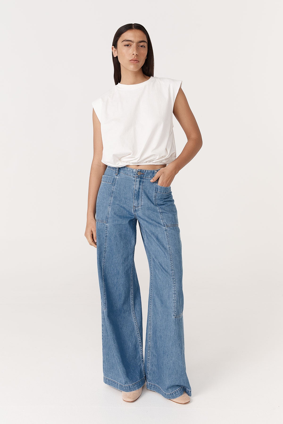 Rowie - Dallas Denim Jeans - Blue Denim
