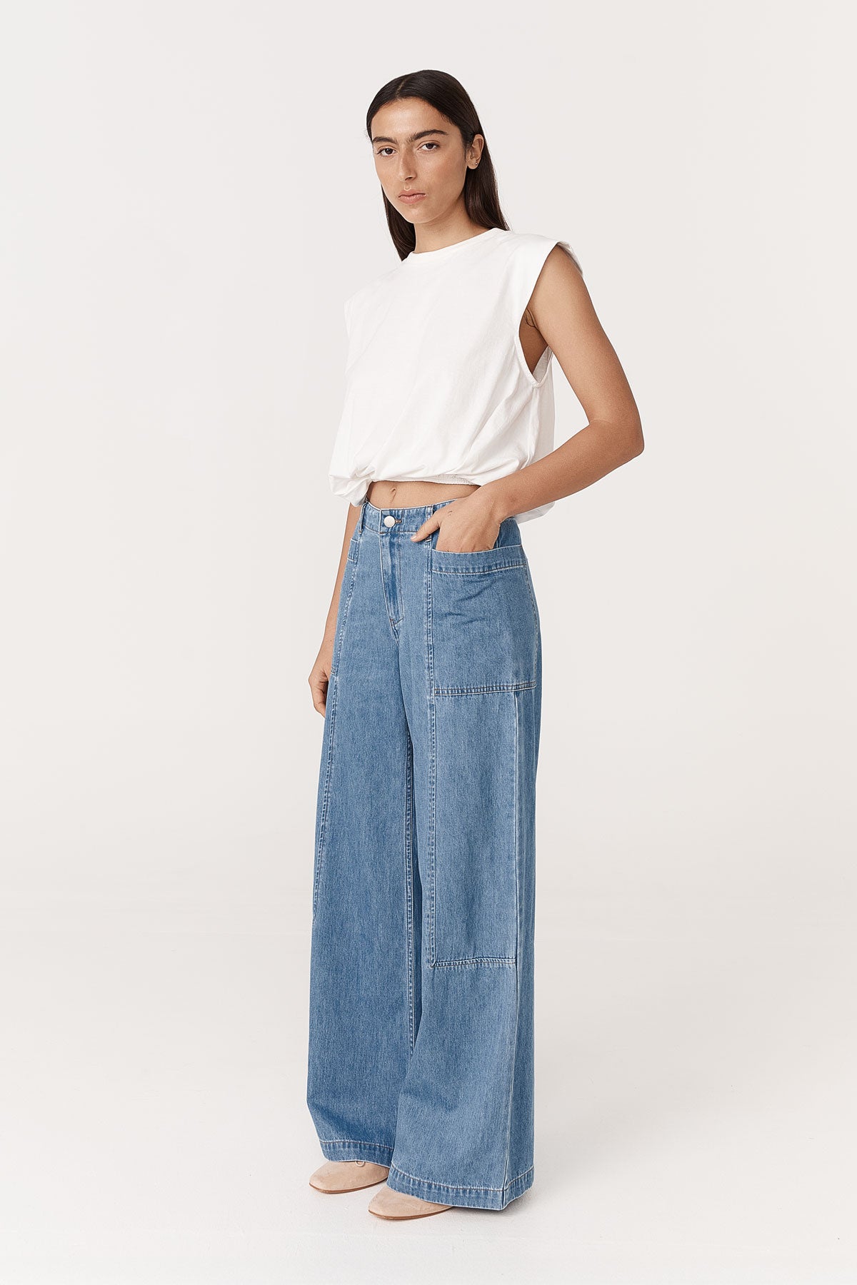Rowie - Dallas Denim Jeans - Blue Denim