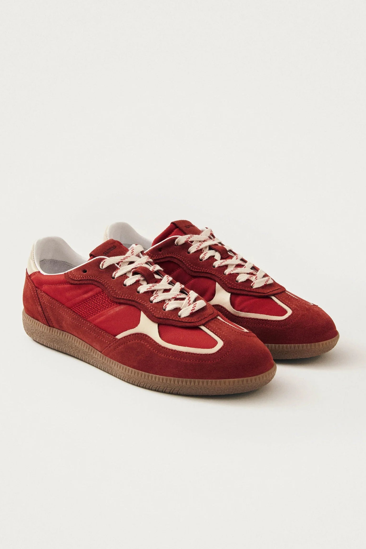 Alohas - Rife Sheen Red Leather Sneakers