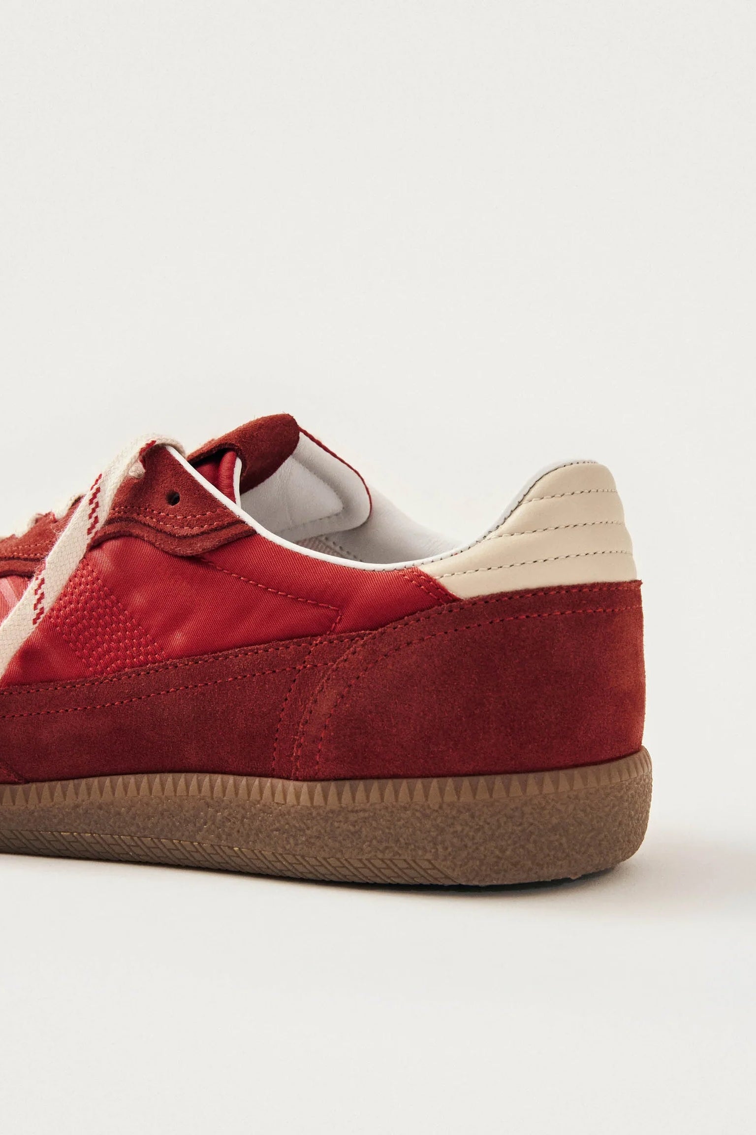 Alohas - Rife Sheen Red Leather Sneakers