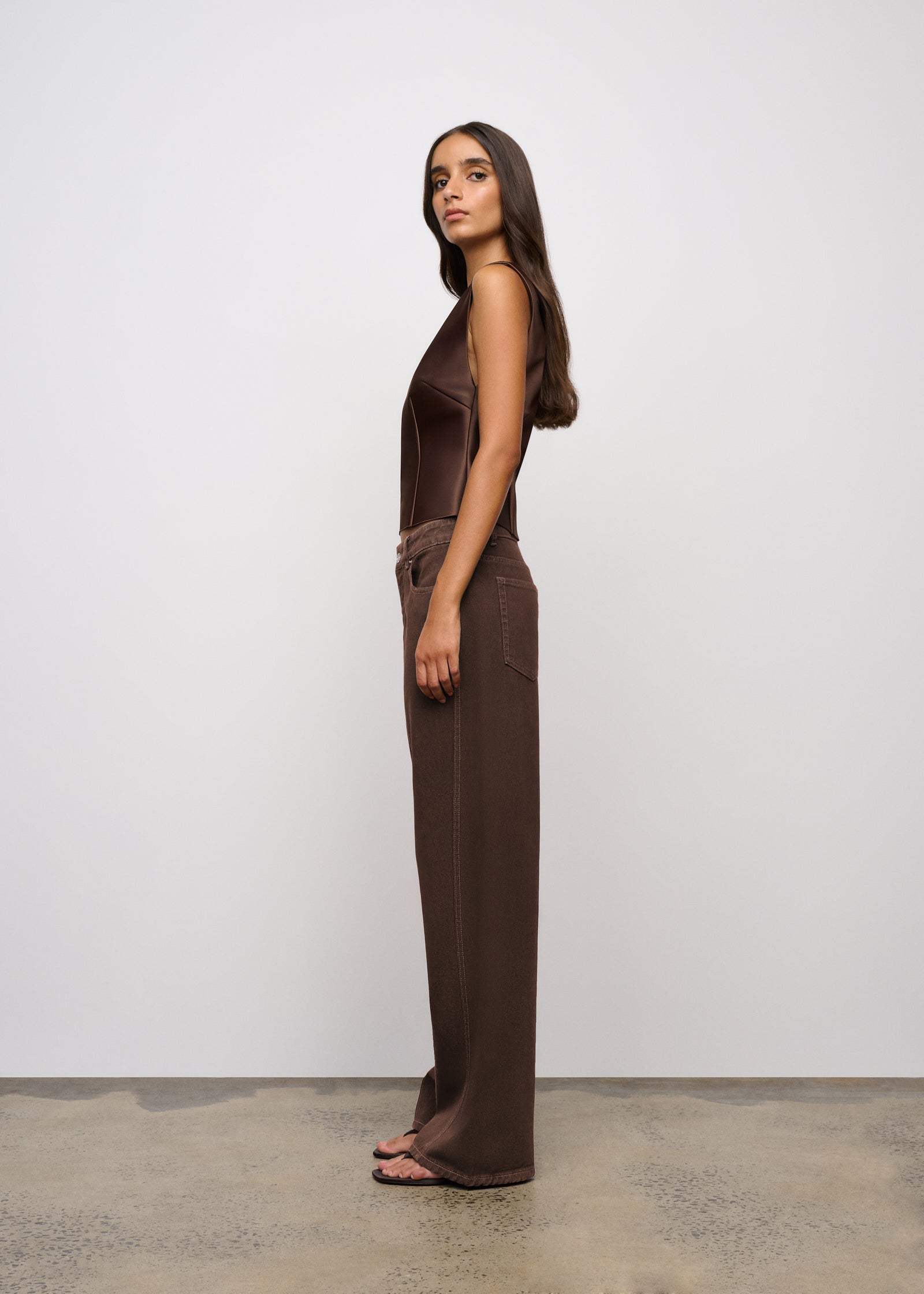 One of Others - Everly Top - Cacao