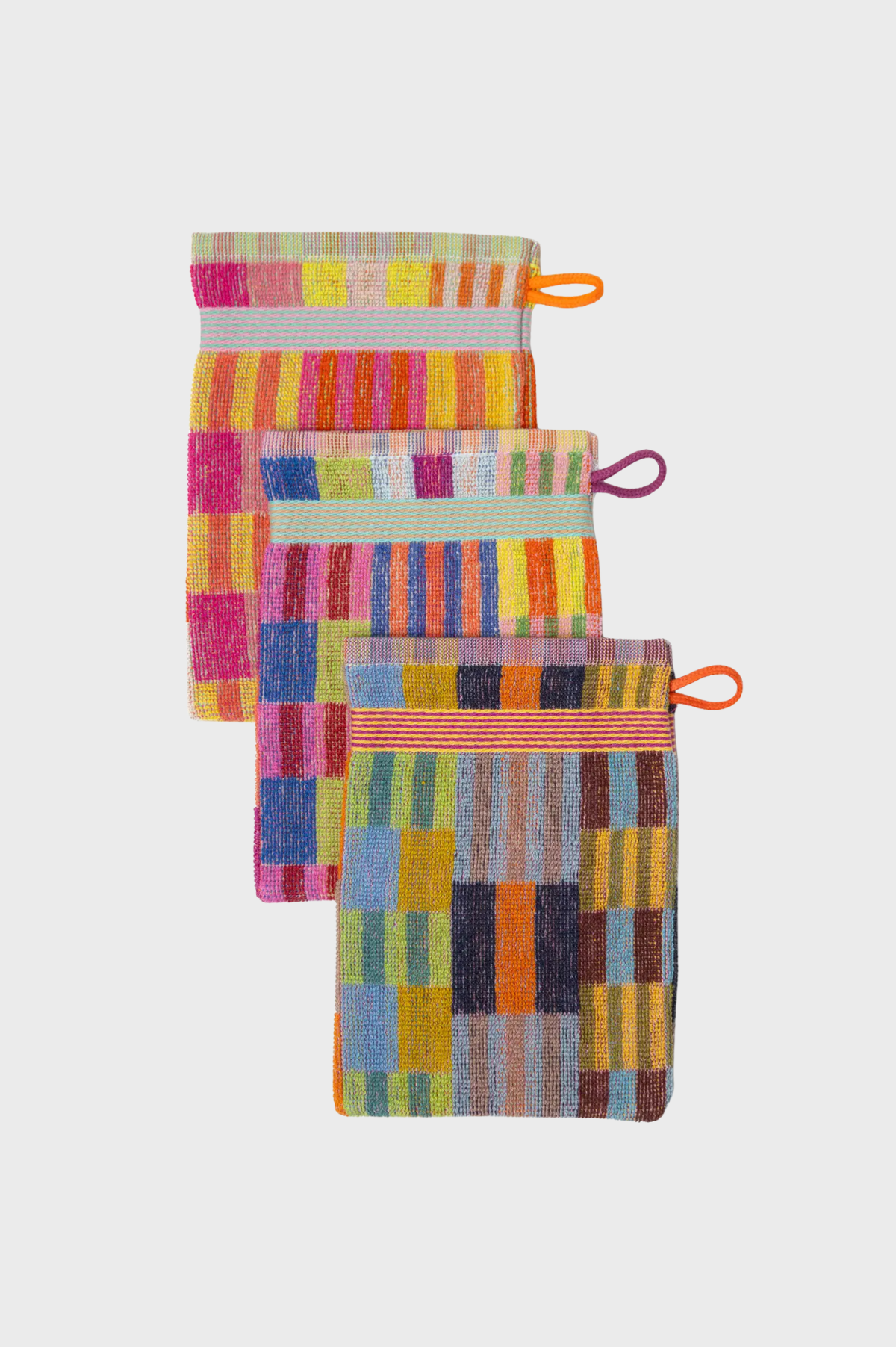 Foekje Fleur - Wash Cloth Trio #72 - Tulip Quilt