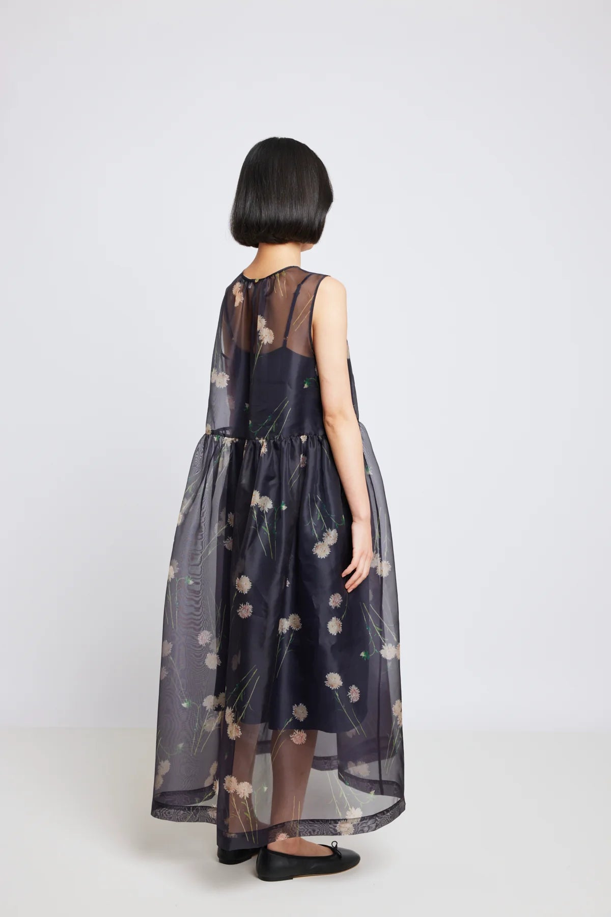 Twenty-Seven Names - Trivial Pursuit Dress - Floral organza