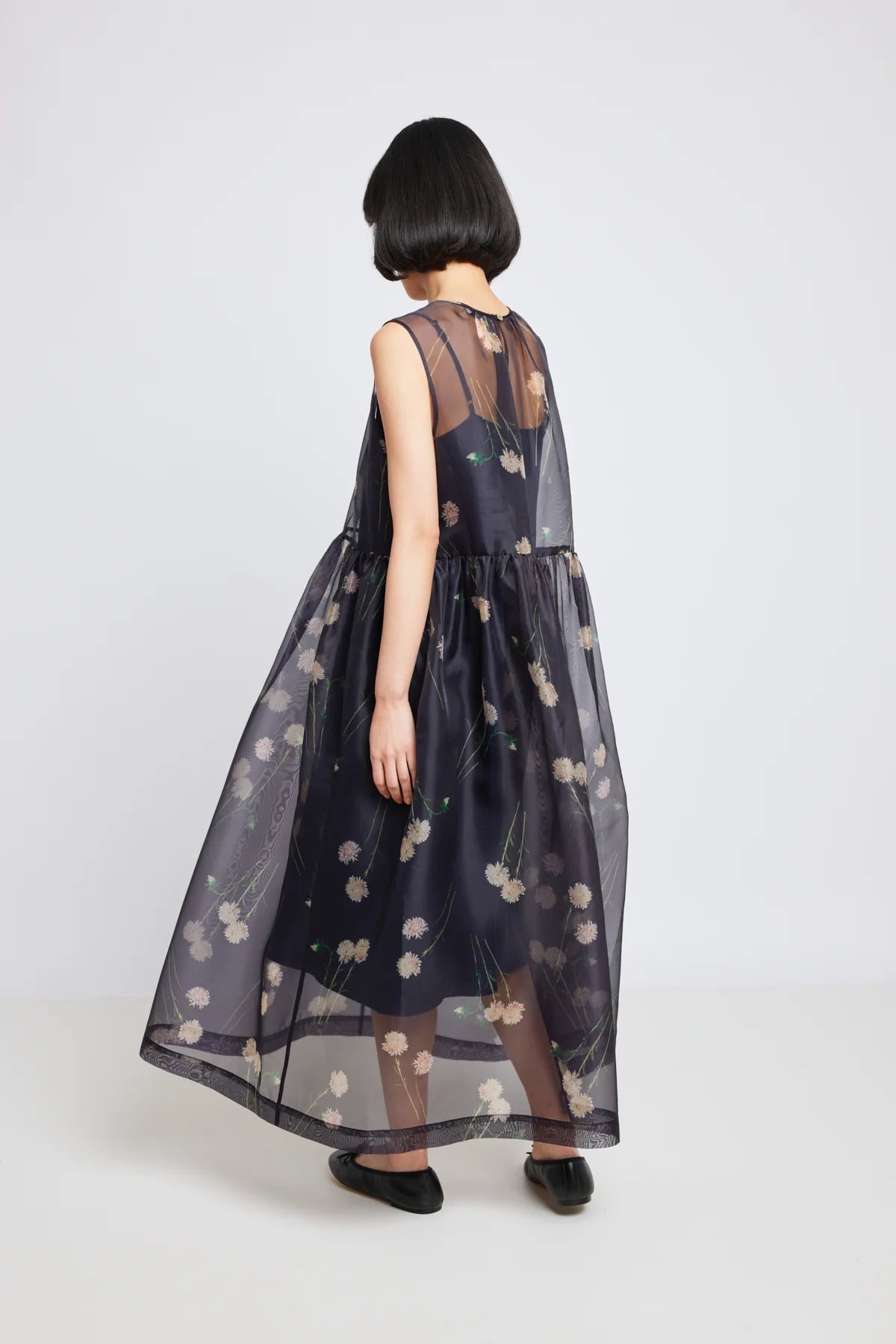 Twenty-Seven Names - Trivial Pursuit Dress - Floral organza