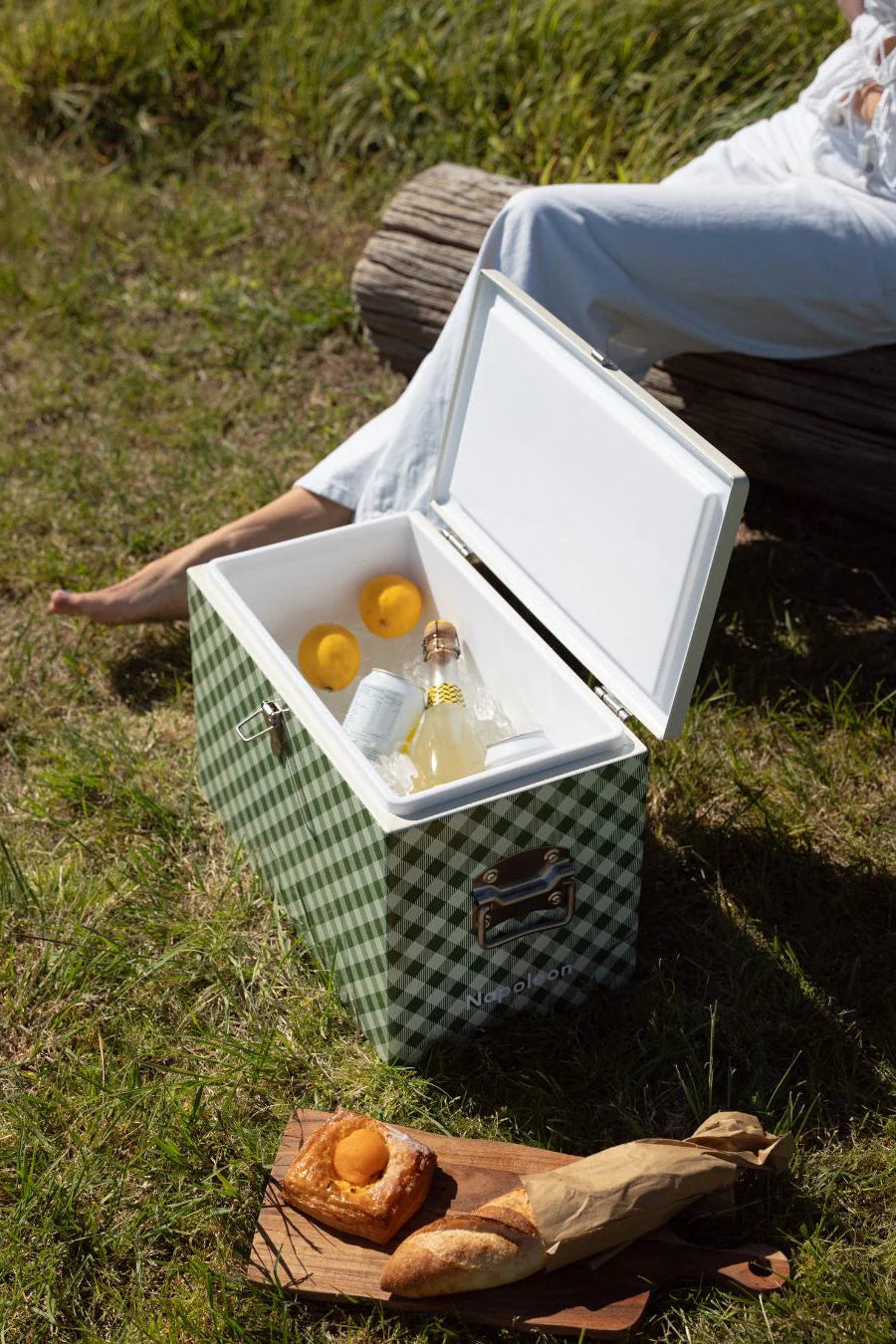 Napoleon Goods - Chilly Bin - Avocado Gingham