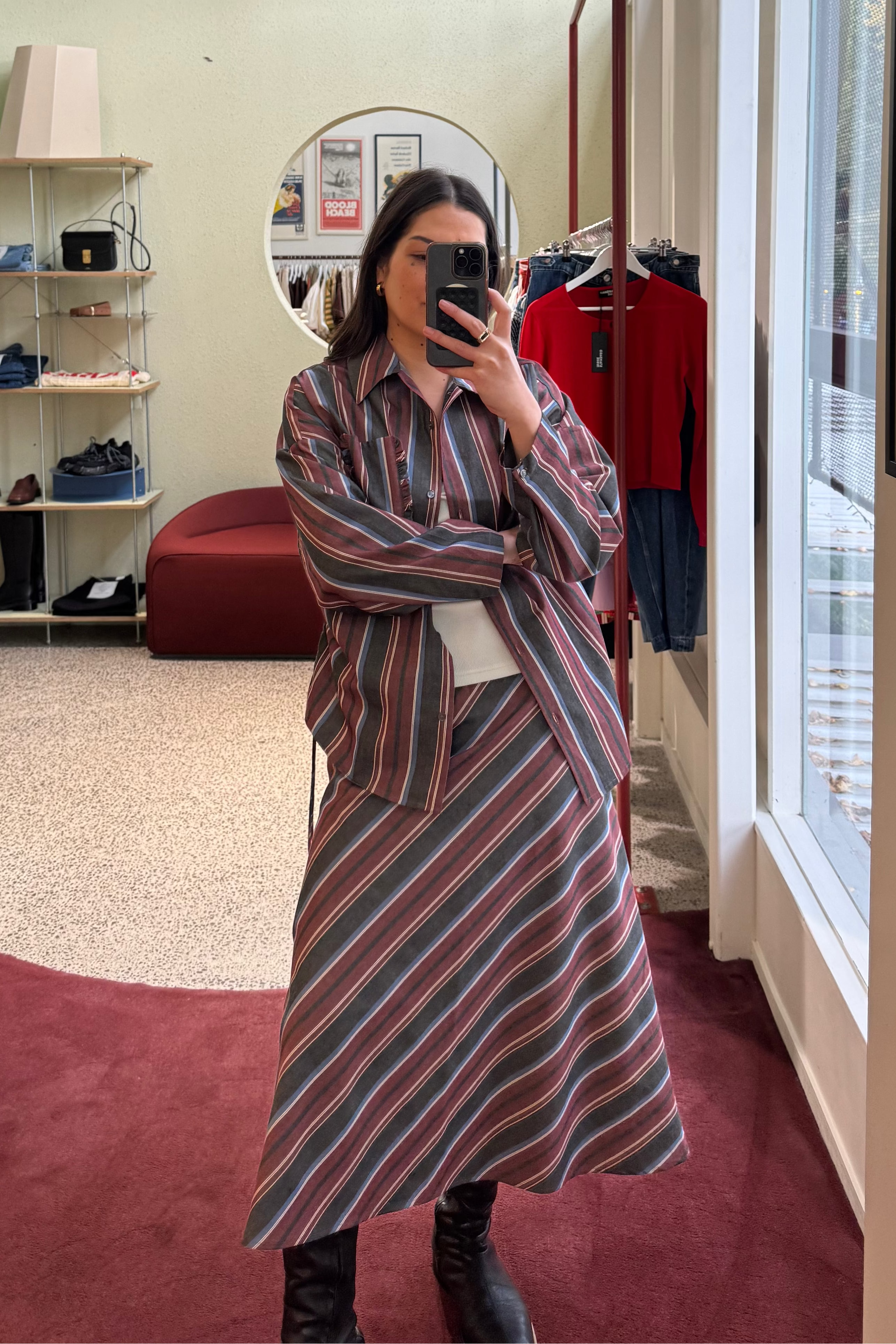 ANNIE x Oosterom - Petra Skirt - Vintage Stripe