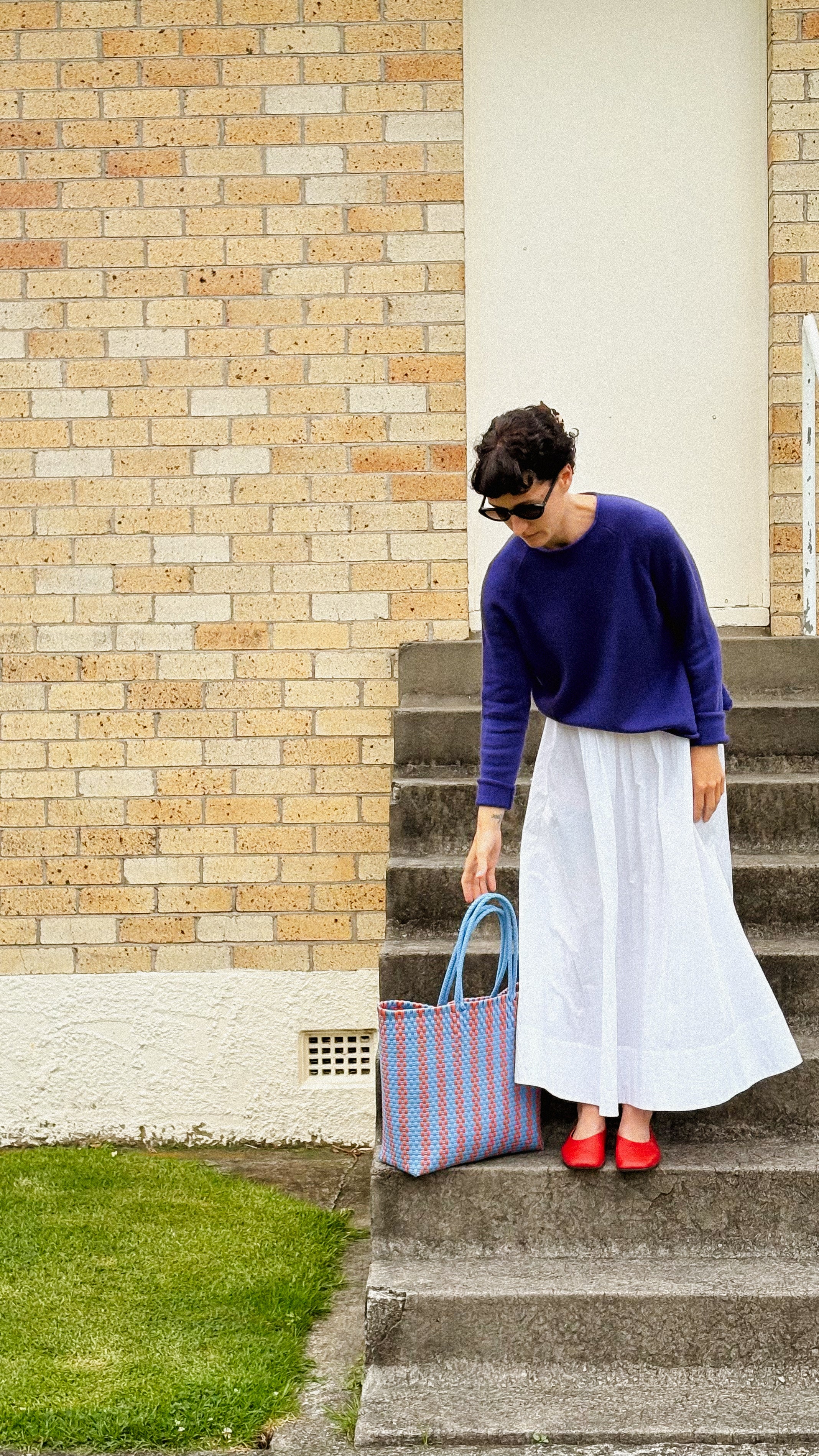 Annie - Rue Skirt - Folded White