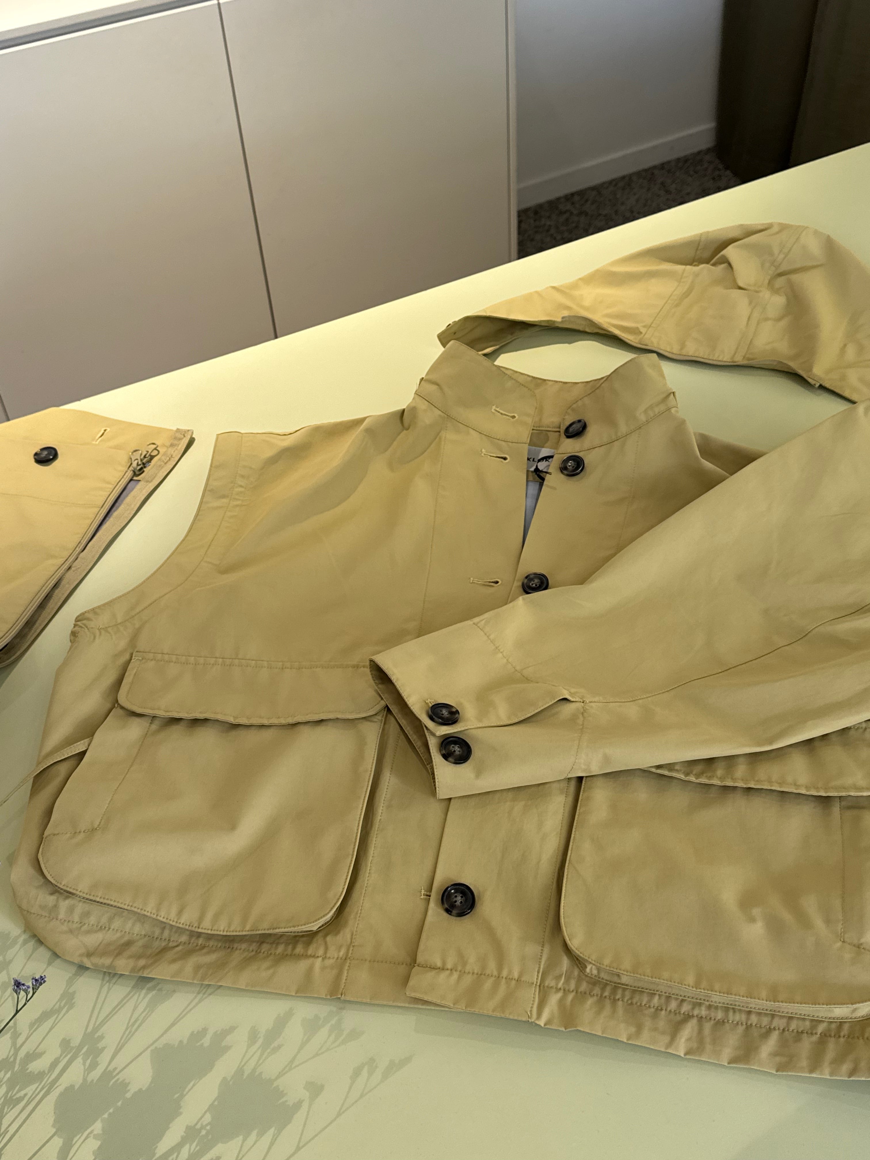 Kloke - Vulcan Zip Coat - Sand