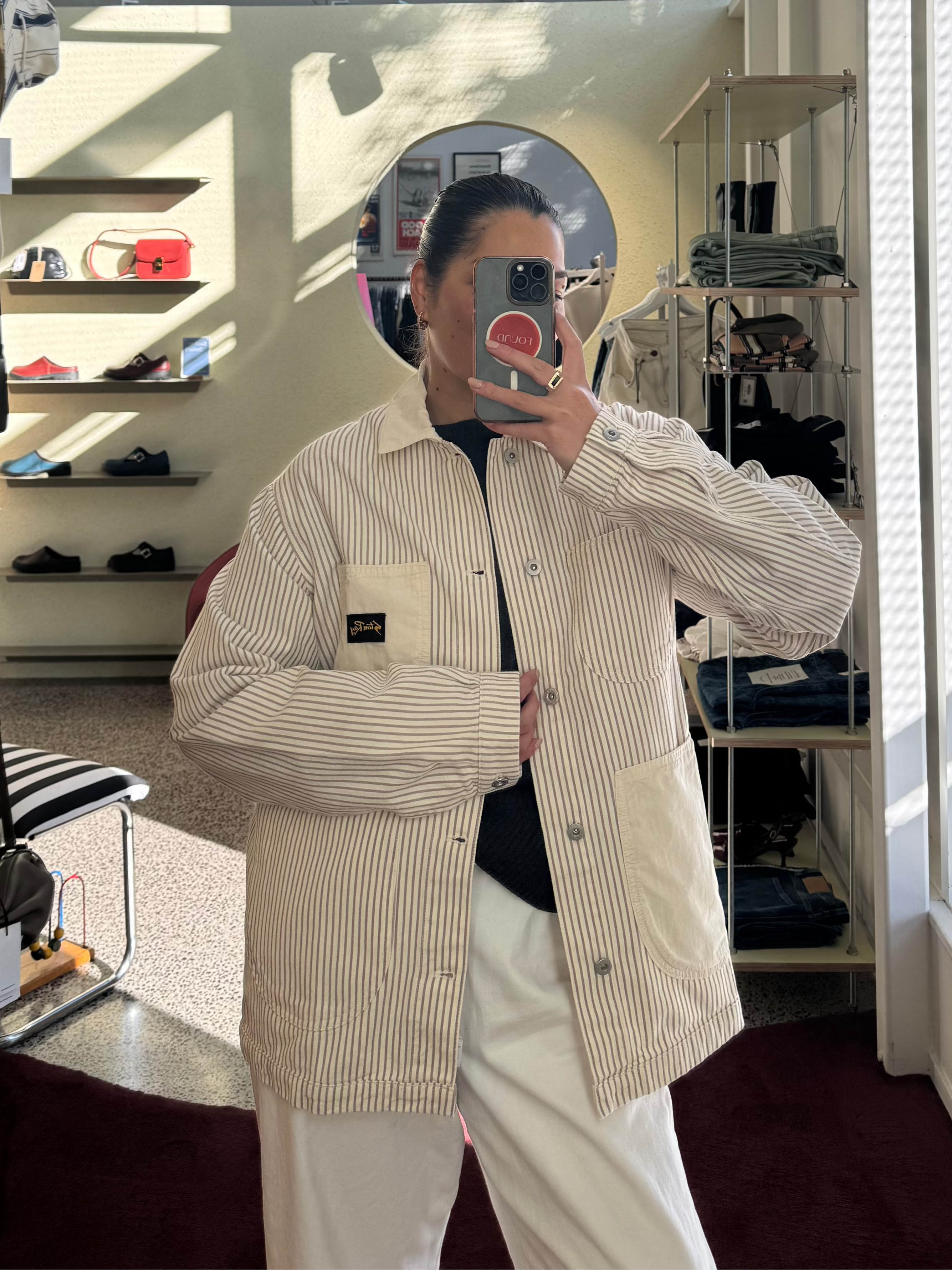 Stan Ray - Coverall Jacket - Hickory Mix