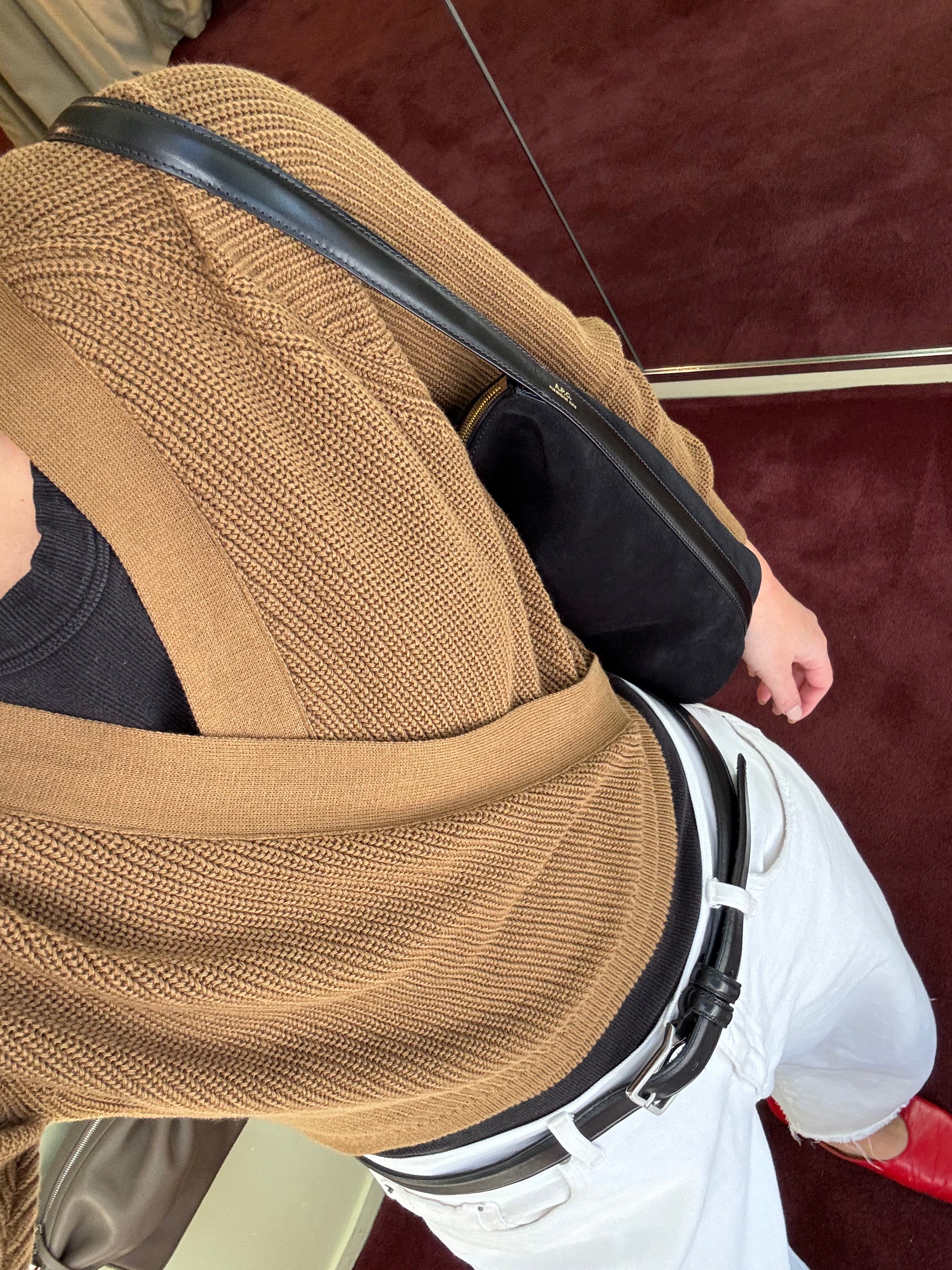 Kowtow - Composure Cardigan - Dark Spice
