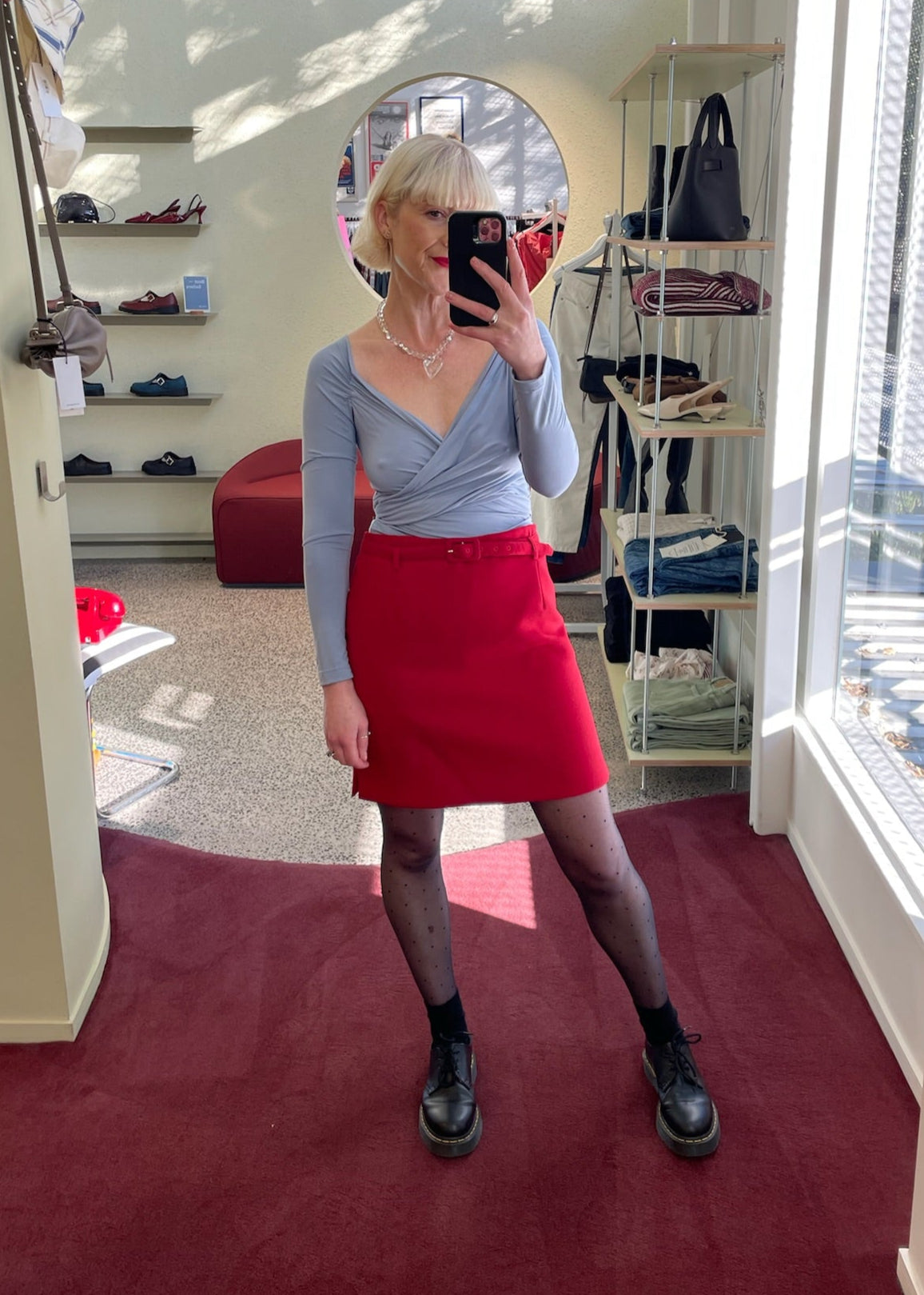 Dominique Healy - Mae Wrap - Powder Blue