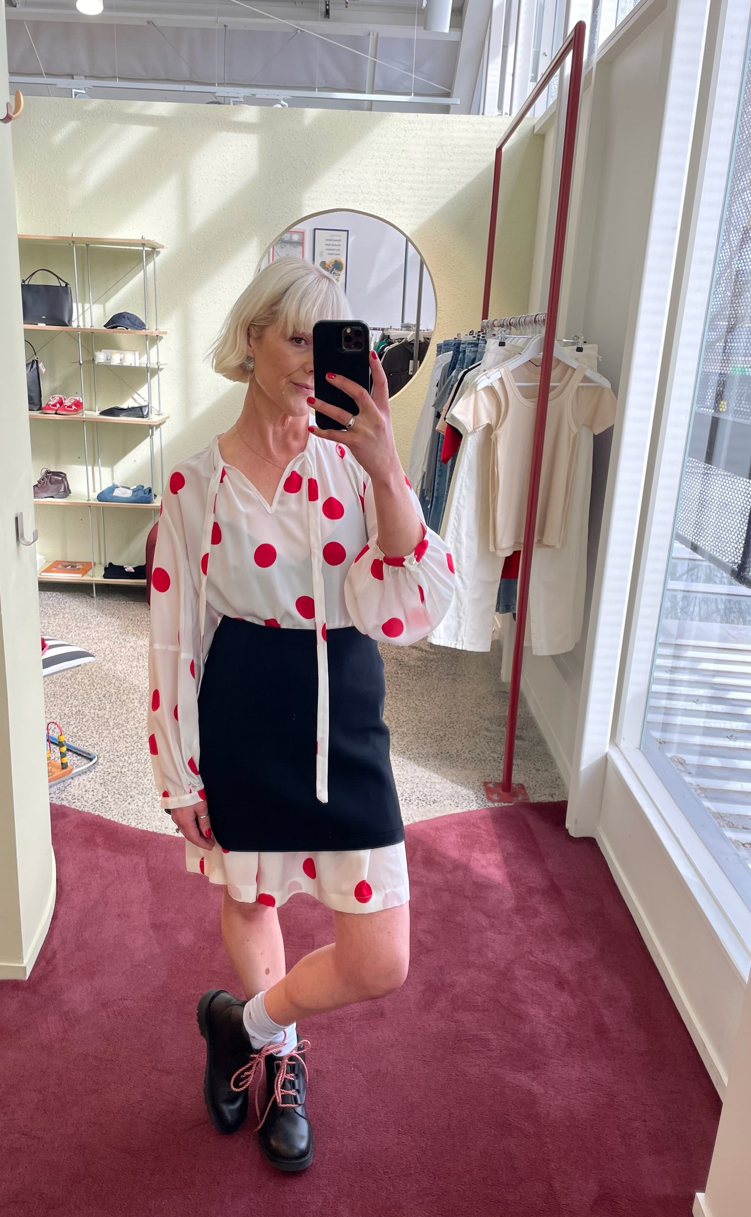 Twenty Seven Names - Transference Dress - Red Polka dot